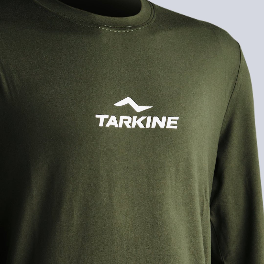 Women's Tarkine Long Sleeve Ultra-Eco Run Tee (Dark Green/Standard Thickness) - Premium from TARKINE SPORT - Just $79.95! Shop now at TARKINE RUNNING