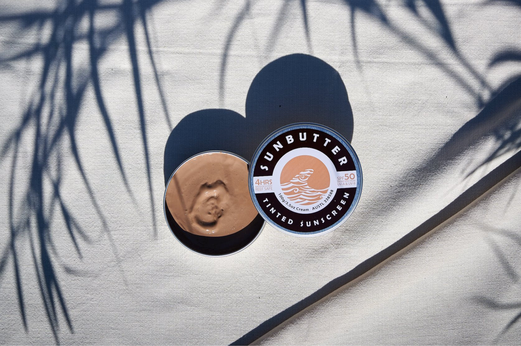 SunButter Tinted SPF50 Reef Safe Face Sunscreen SunButter Skincare