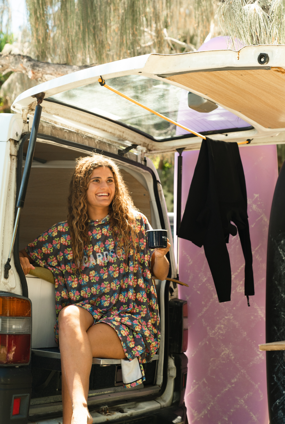 Alien Flower Love - Hooded Towel