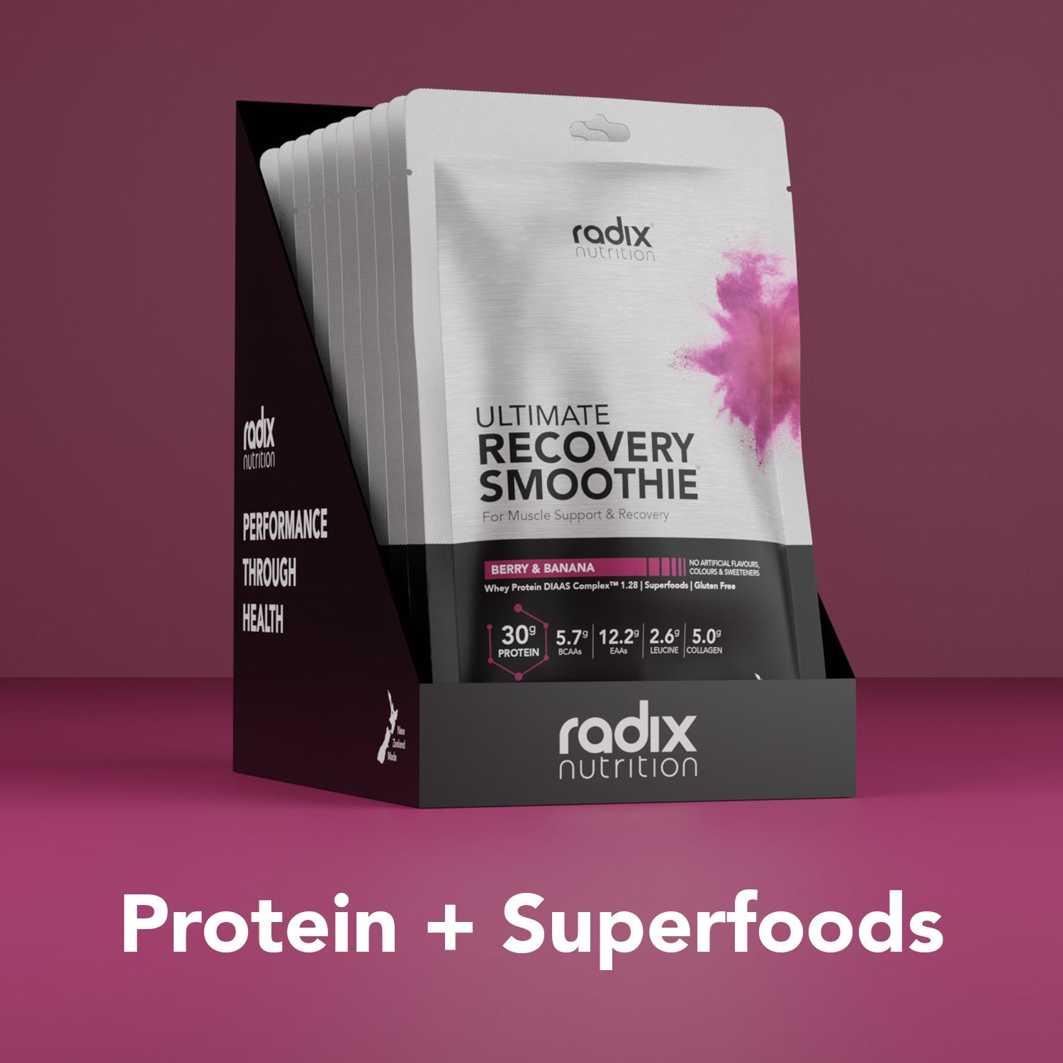 Ultimate Recovery Smoothie - Berry & Banana / 10 x Single Serve