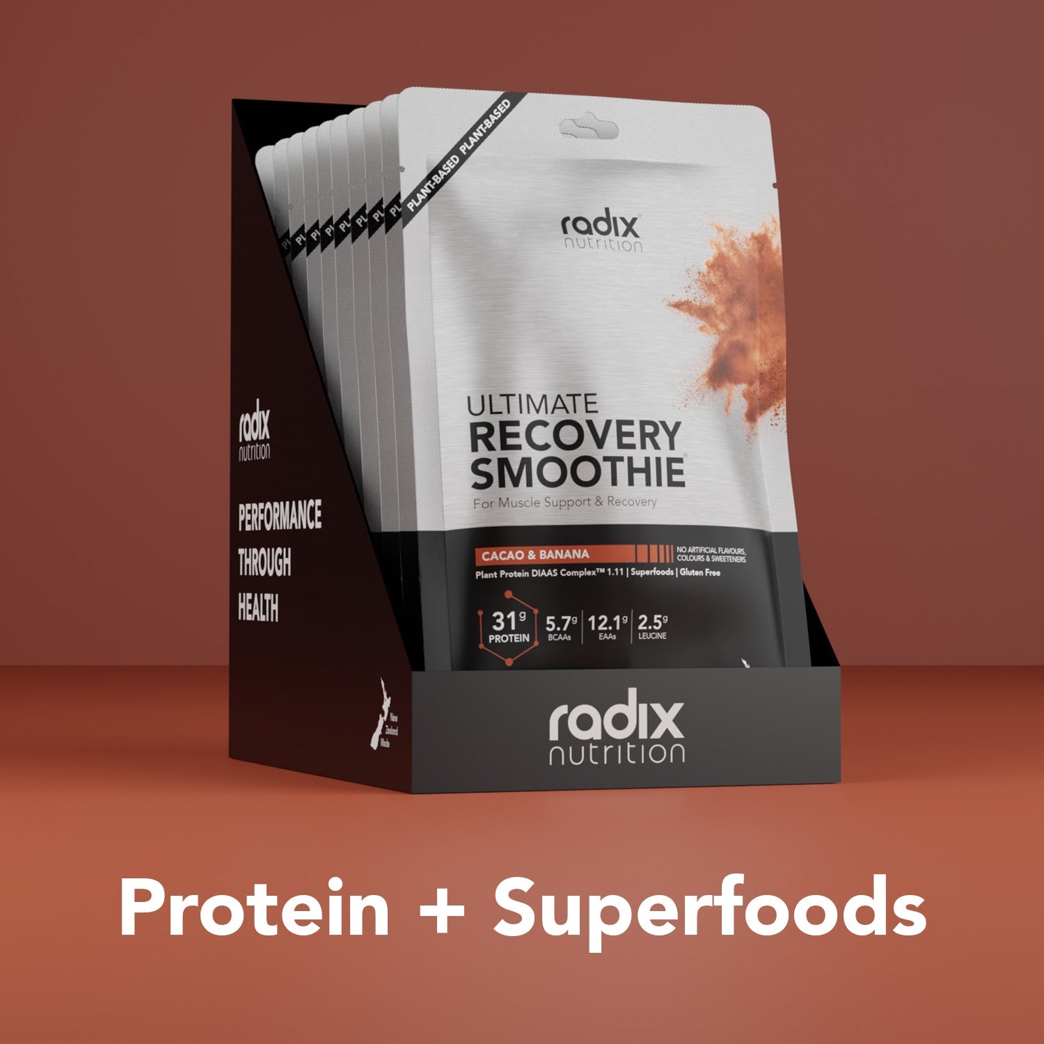 Ultimate Recovery Smoothie - Cacao & Banana / 10x Single Serve