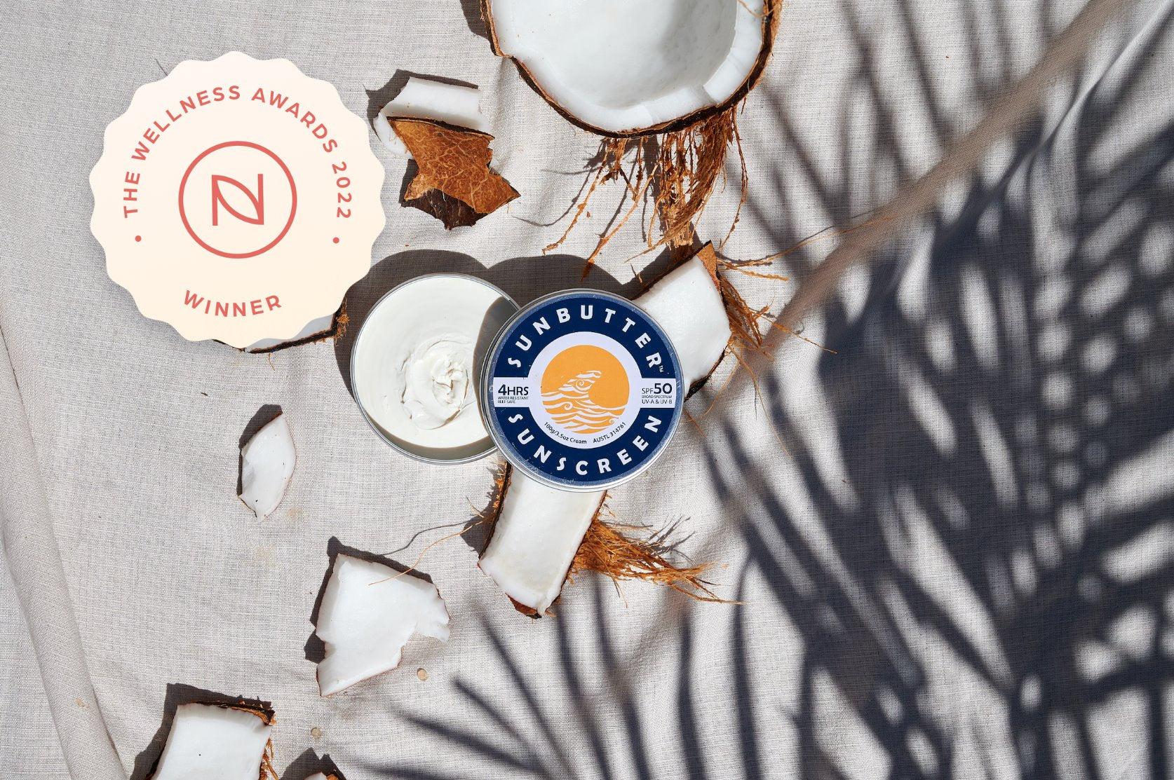 SunButter SPF50 Water Resistant Reef Safe Sunscreen Sun protection SunButter Oceans