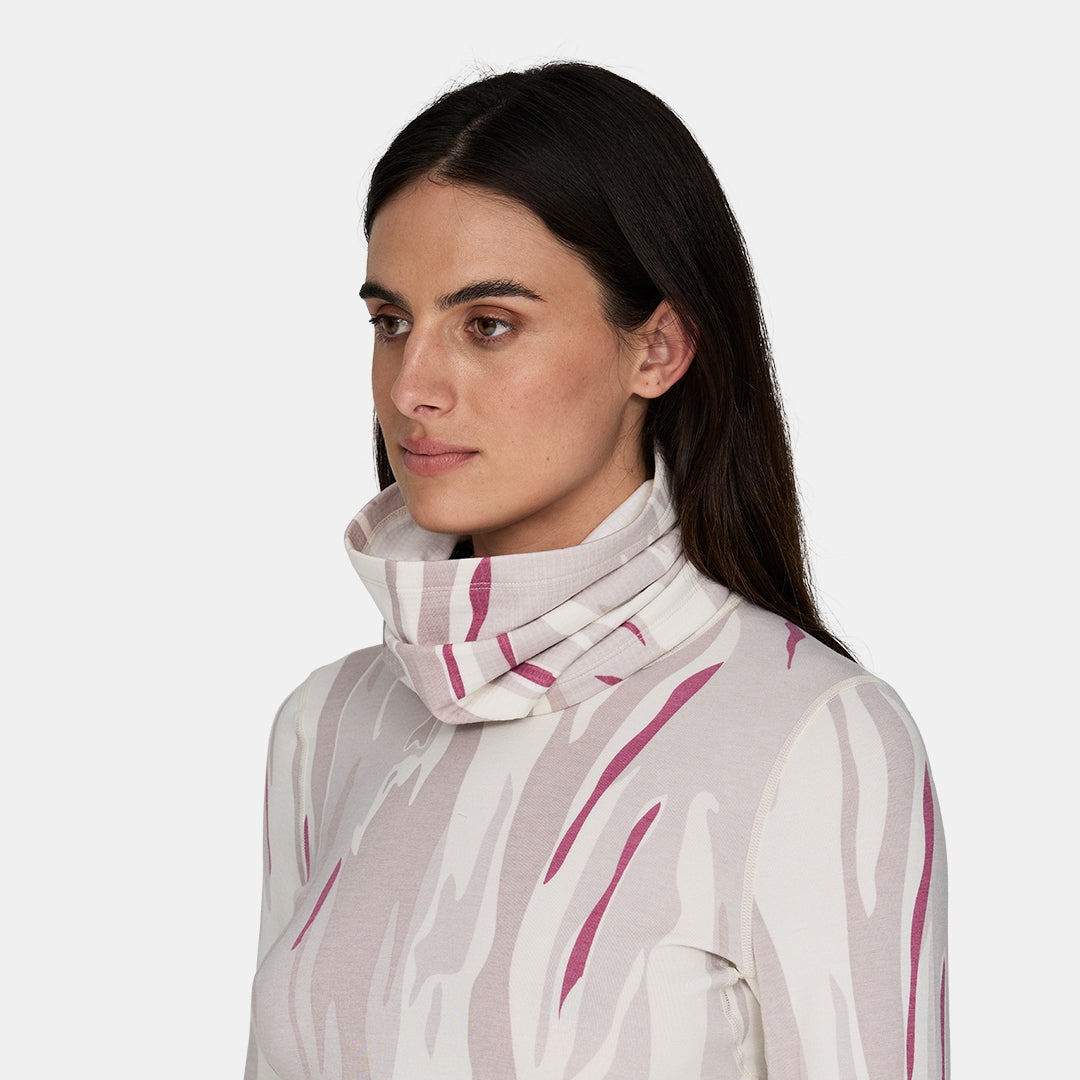 Heavyweight Grid Fleece Merino Neck Gaiter