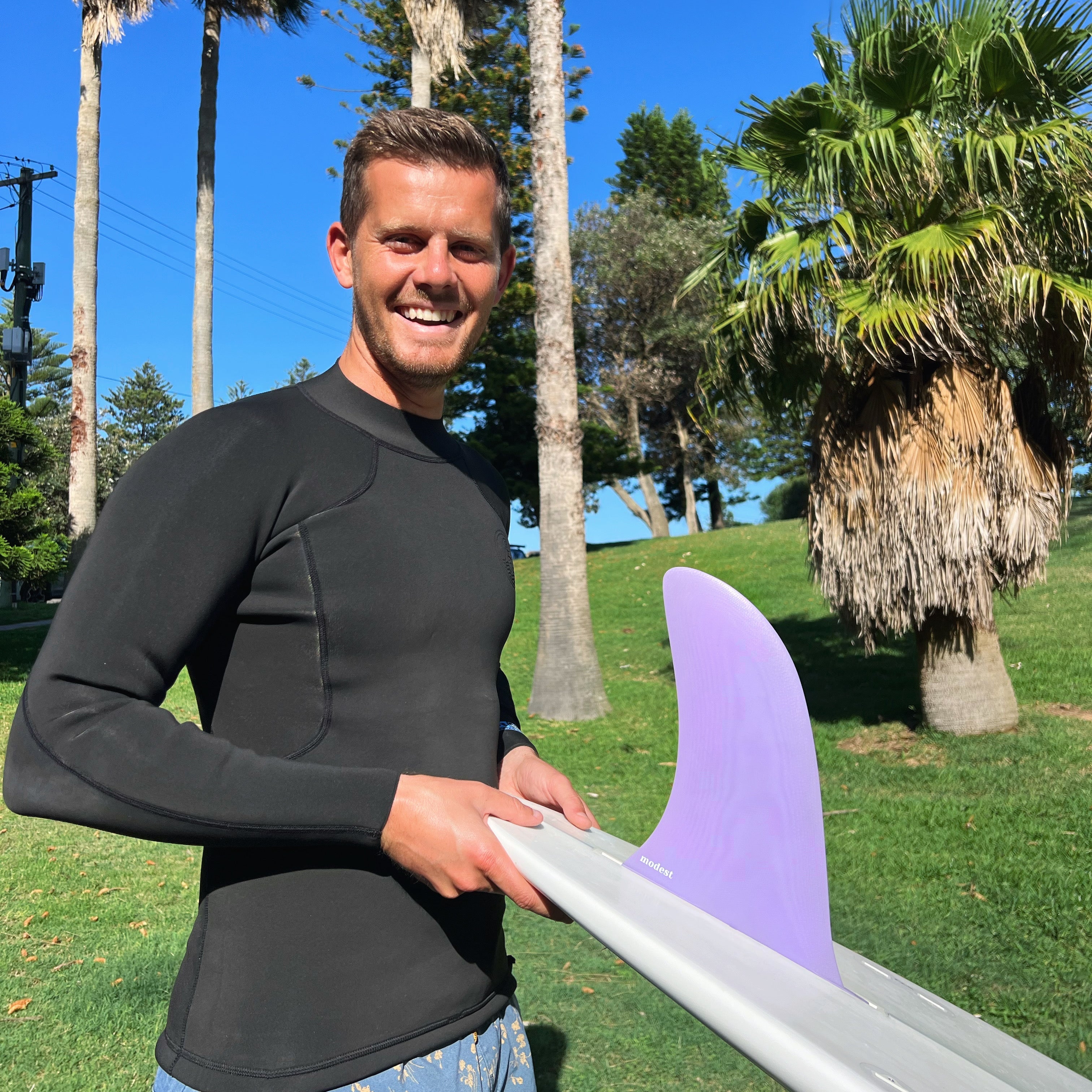 Lavender - Stable longboard fin