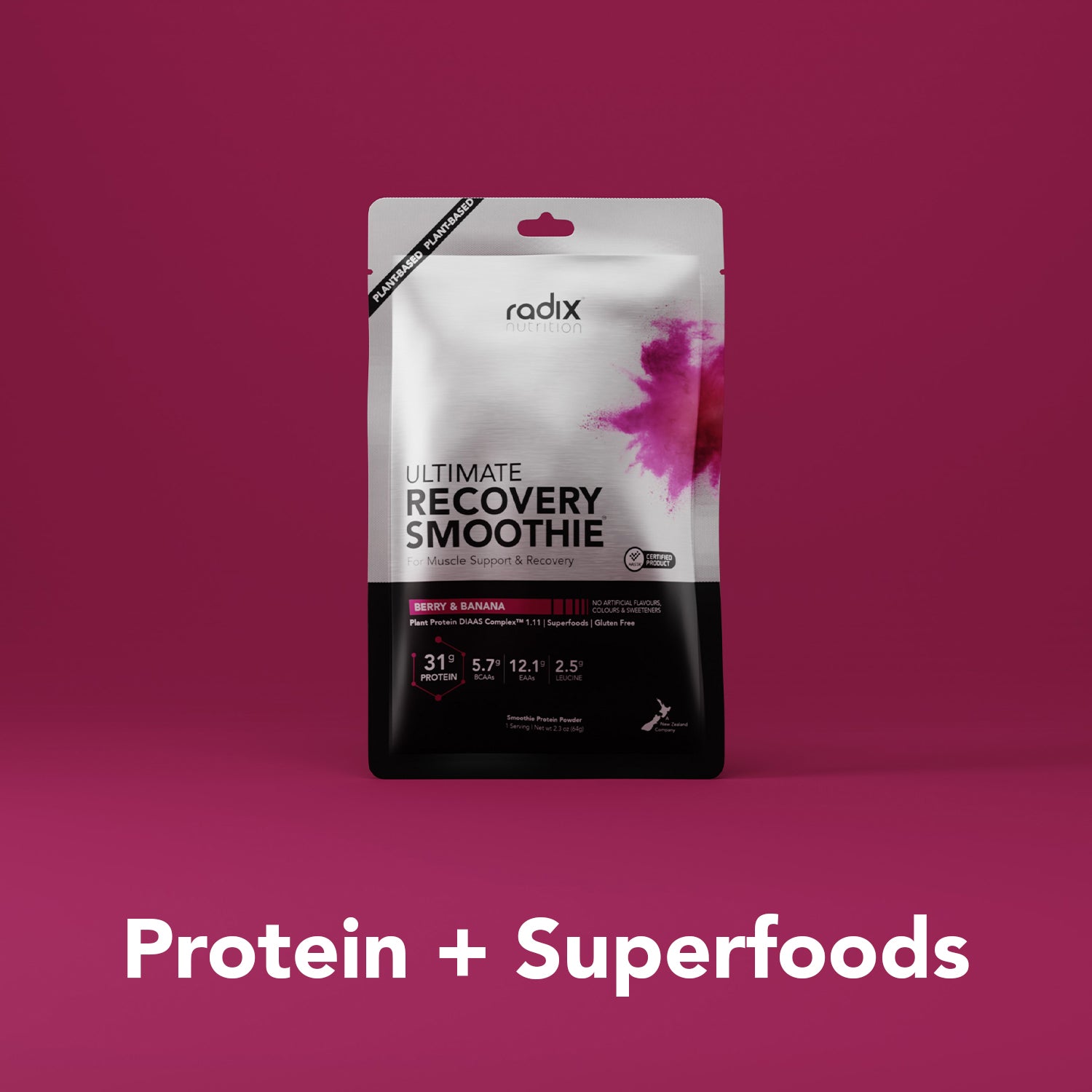 Ultimate Recovery Smoothie - Berry & Banana / Single Serve