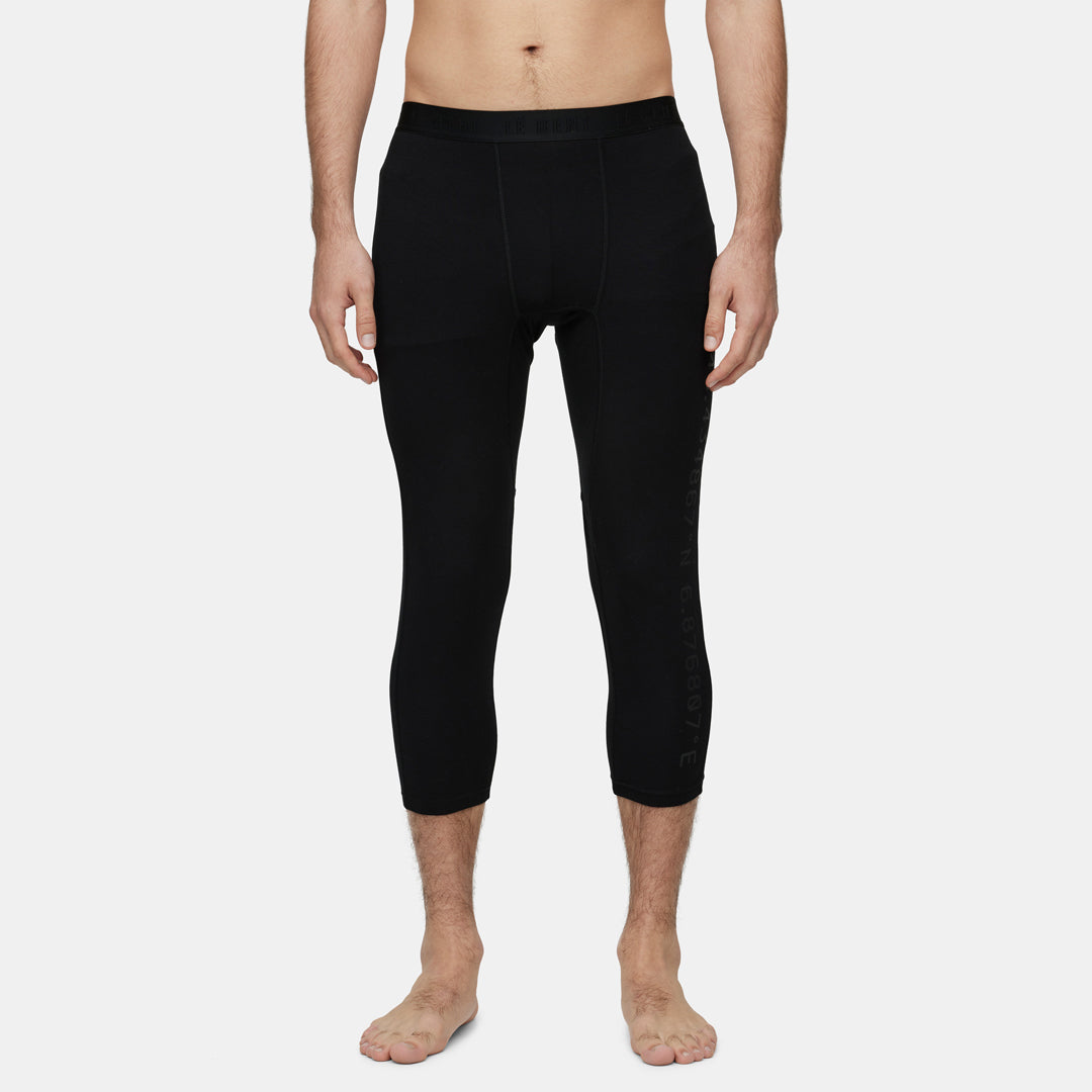 Mens Core Midweight 3/4 Base Layer Bottom