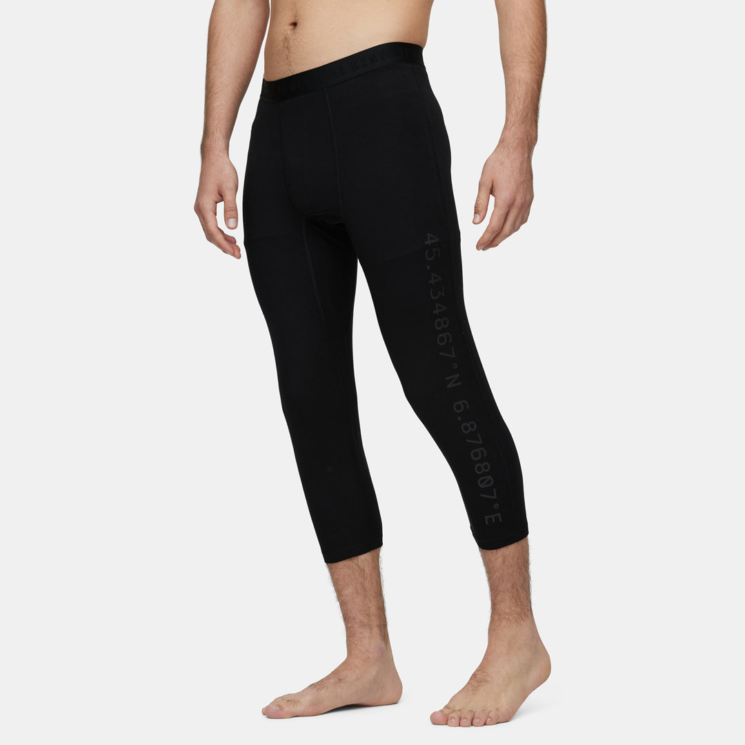 Mens Core Midweight 3/4 Base Layer Bottom
