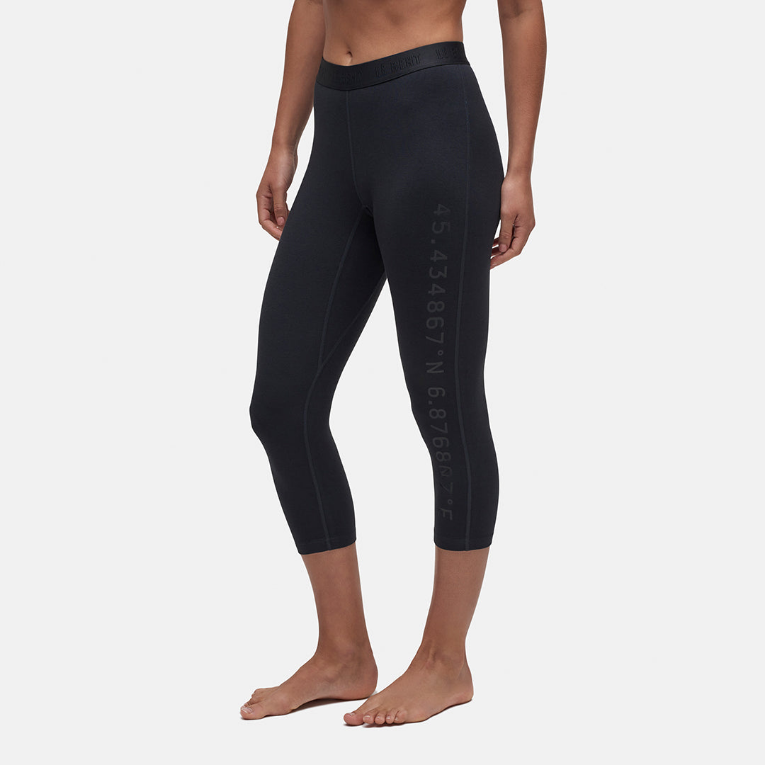 Womens Core Midweight 3/4 Base Layer Bottom - X-Small & Small