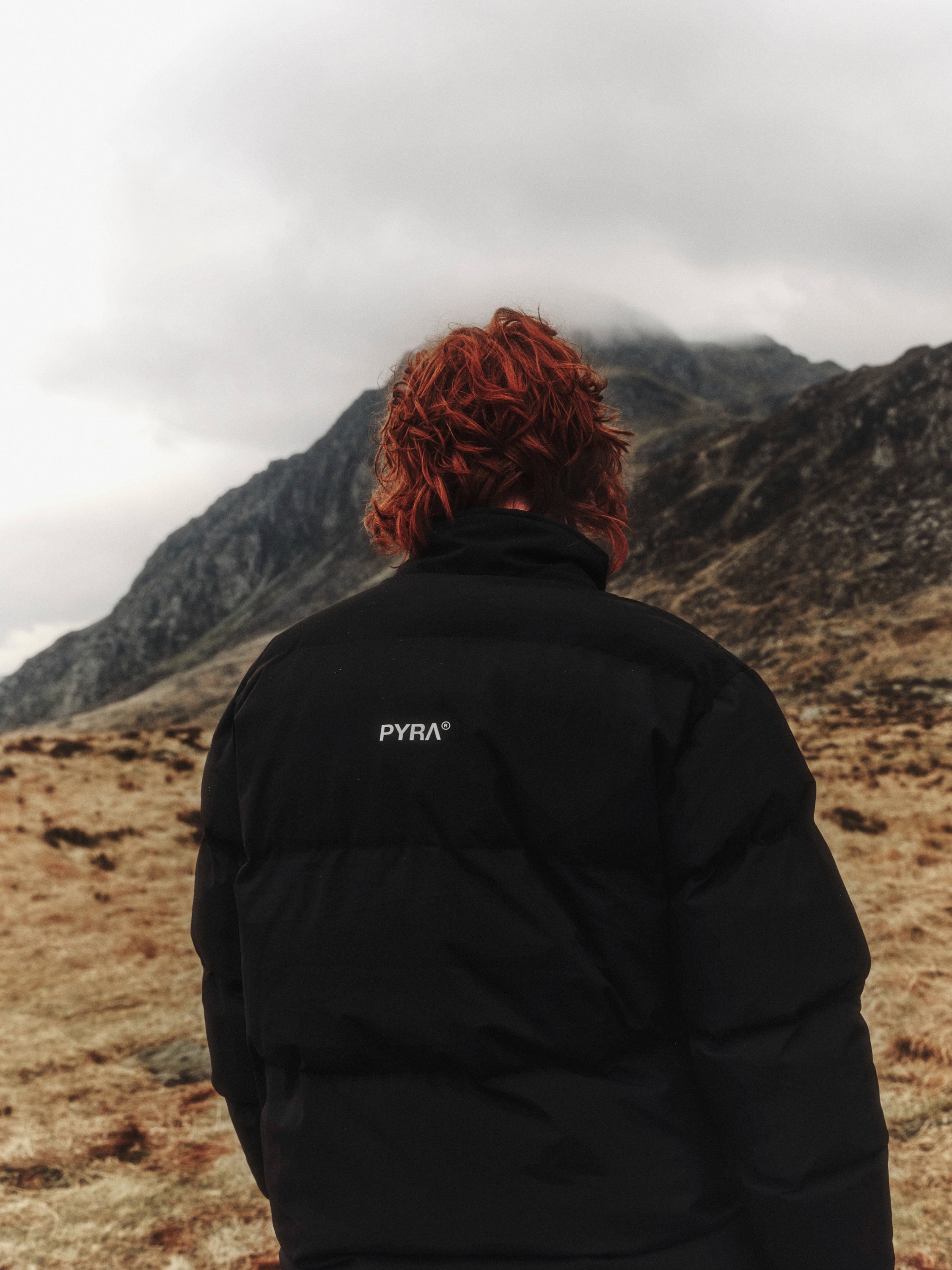 PYRA Padded Puffa Jacket Black