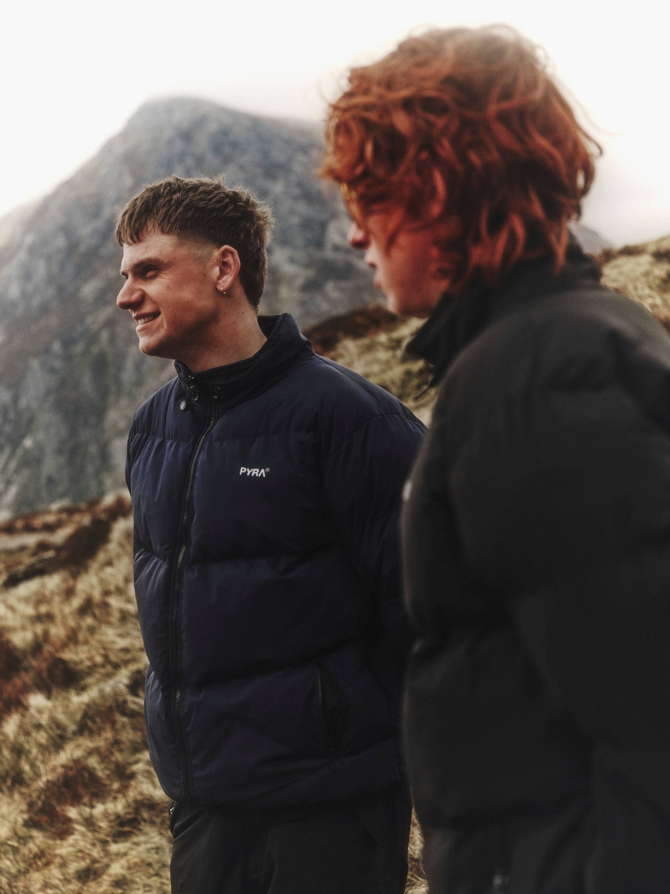 PADDED PUFFA JACKET - OCEAN