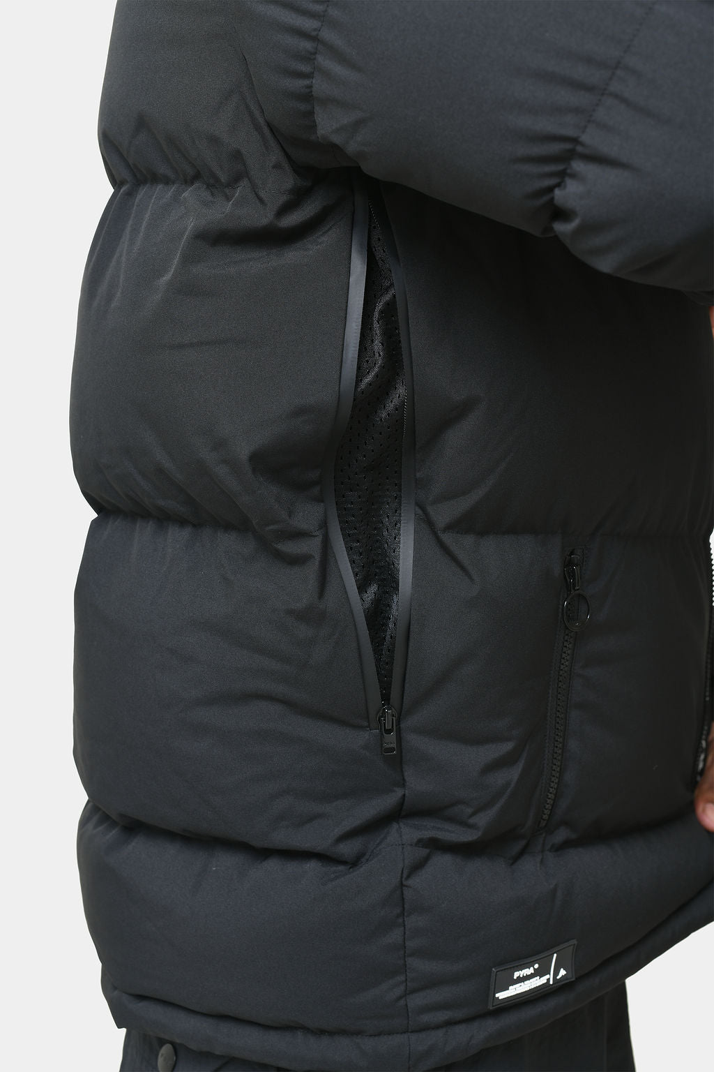 PYRA Padded Puffa Jacket Black