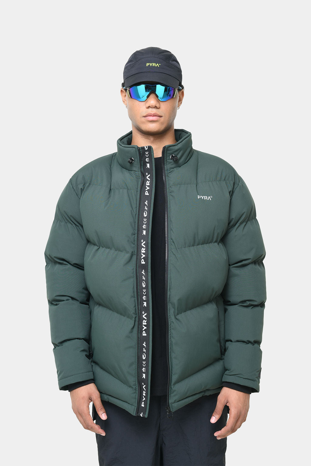 PADDED PUFFA JACKET - OLIVE