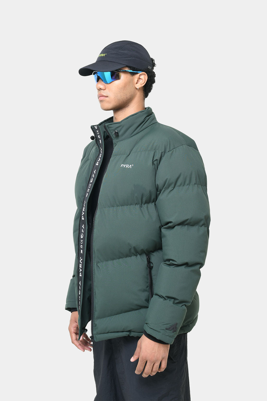 PADDED PUFFA JACKET - OLIVE