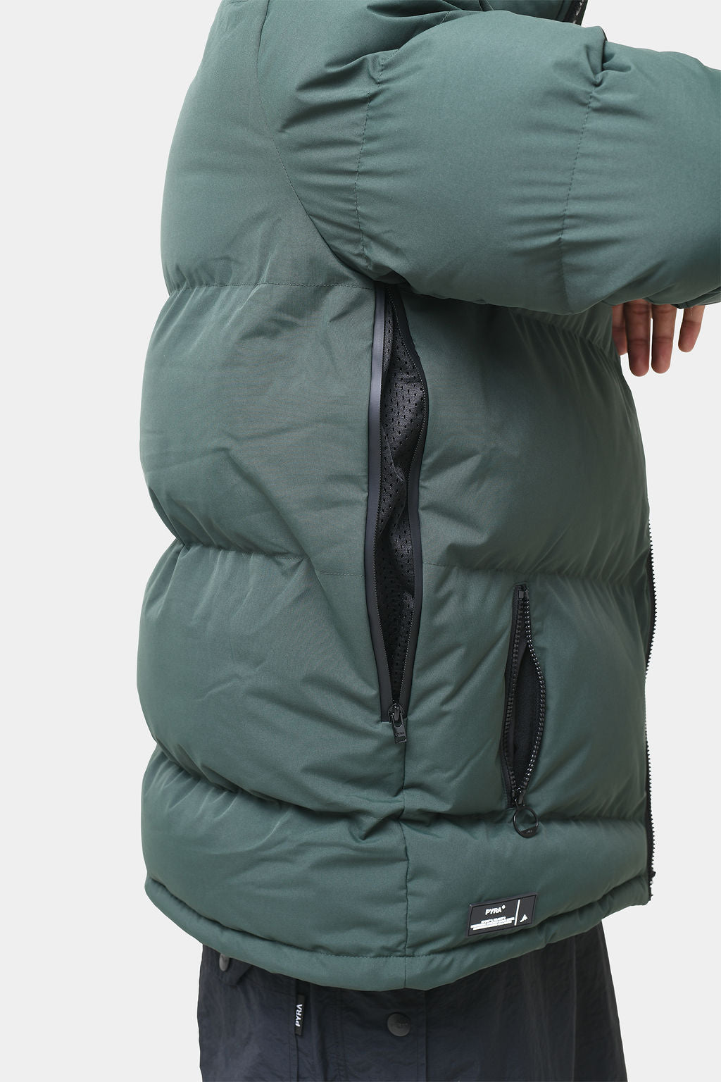 PADDED PUFFA JACKET - OLIVE