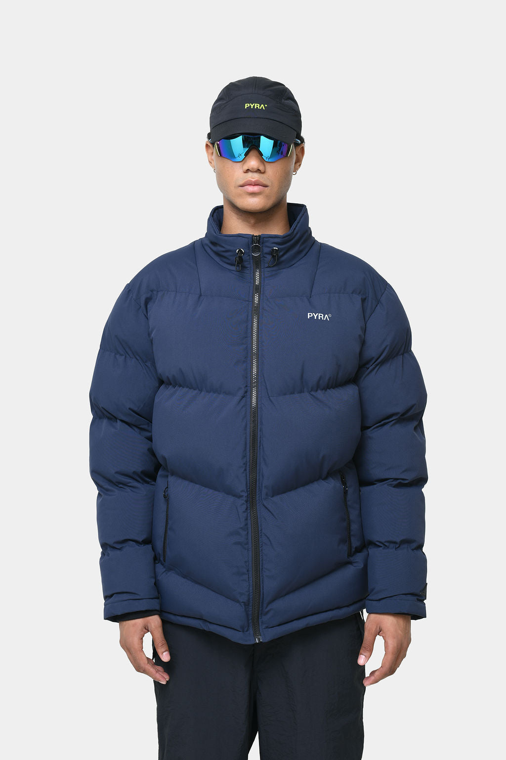 PADDED PUFFA JACKET - OCEAN