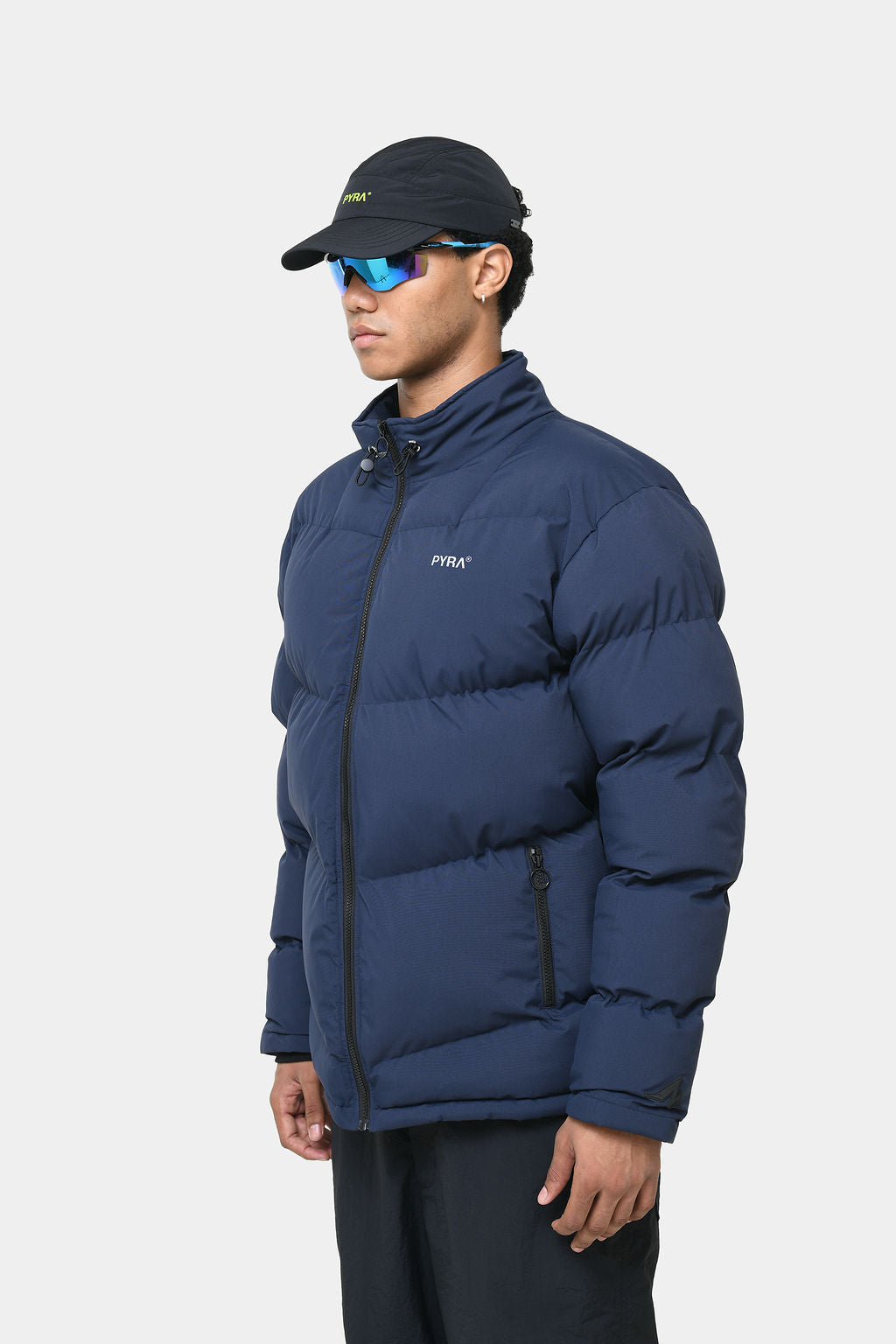 PADDED PUFFA JACKET - OCEAN