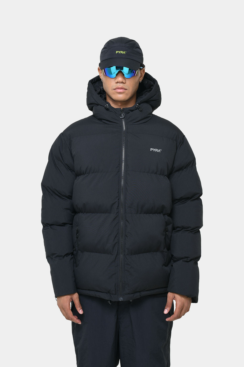 PYRA Alpine Puffa Jacket Black