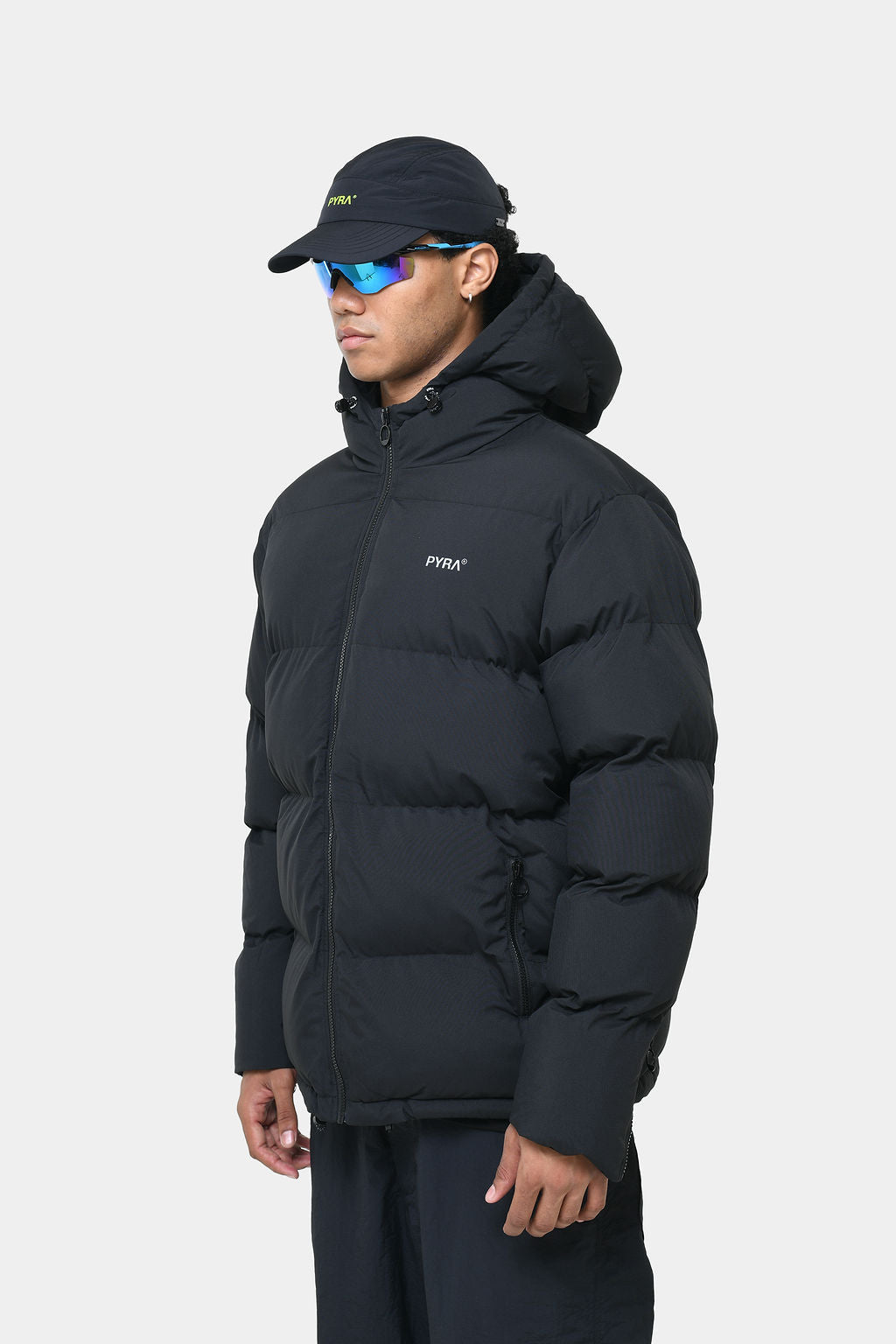 PYRA Alpine Puffa Jacket Black