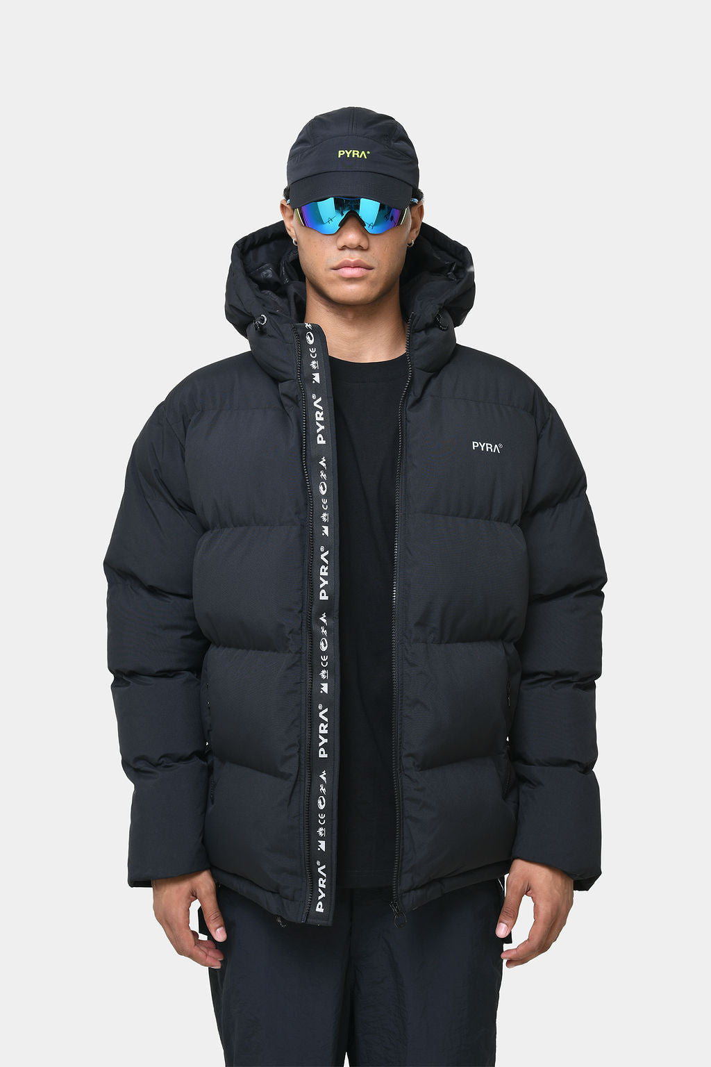 PYRA Alpine Puffa Jacket Black