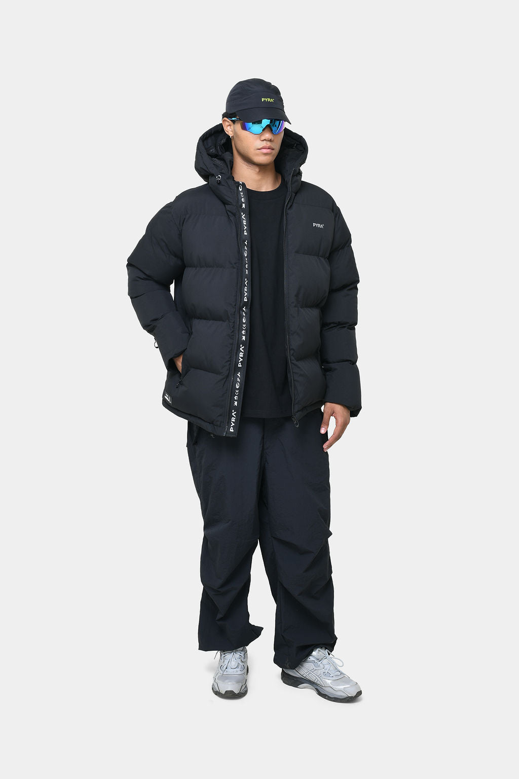 PYRA Alpine Puffa Jacket Black