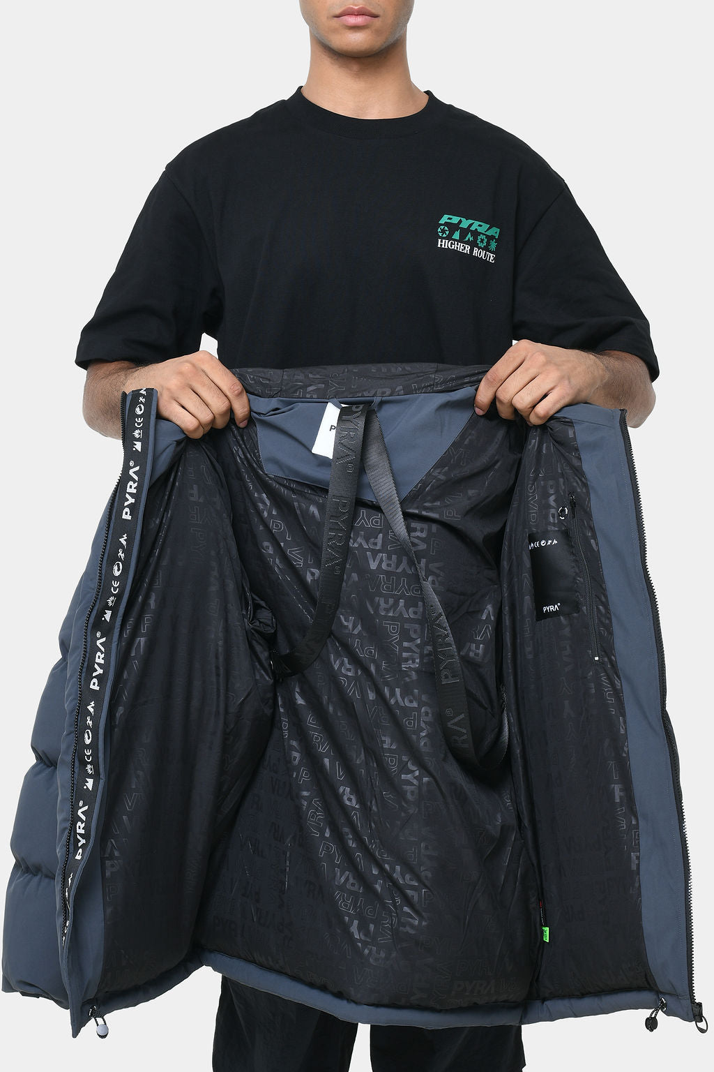 ALPINE PUFFA JACKET - STEEL