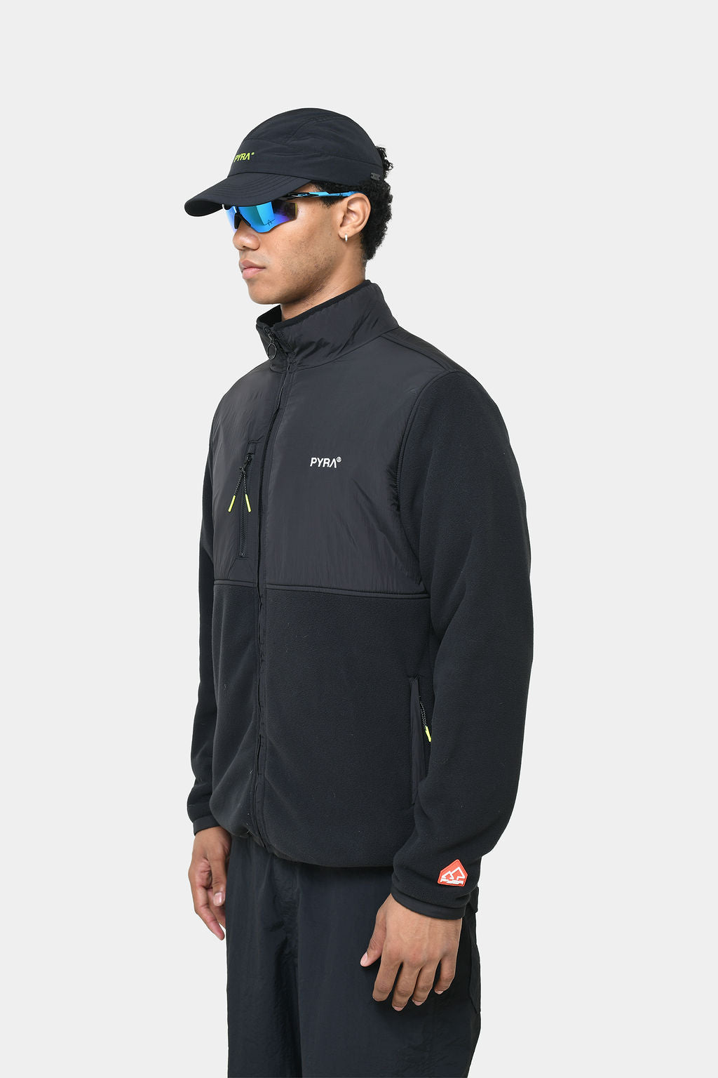 POLARTEC ZIP JACKET - BLACK