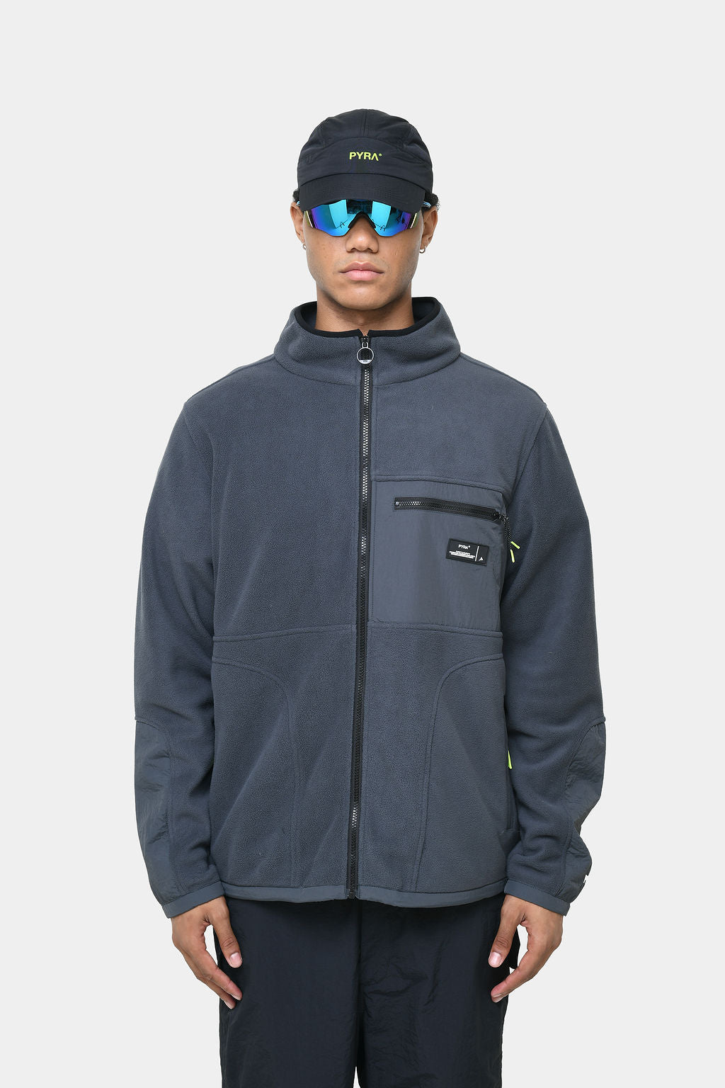 ALPINE FLEECE JACKET- STEEL