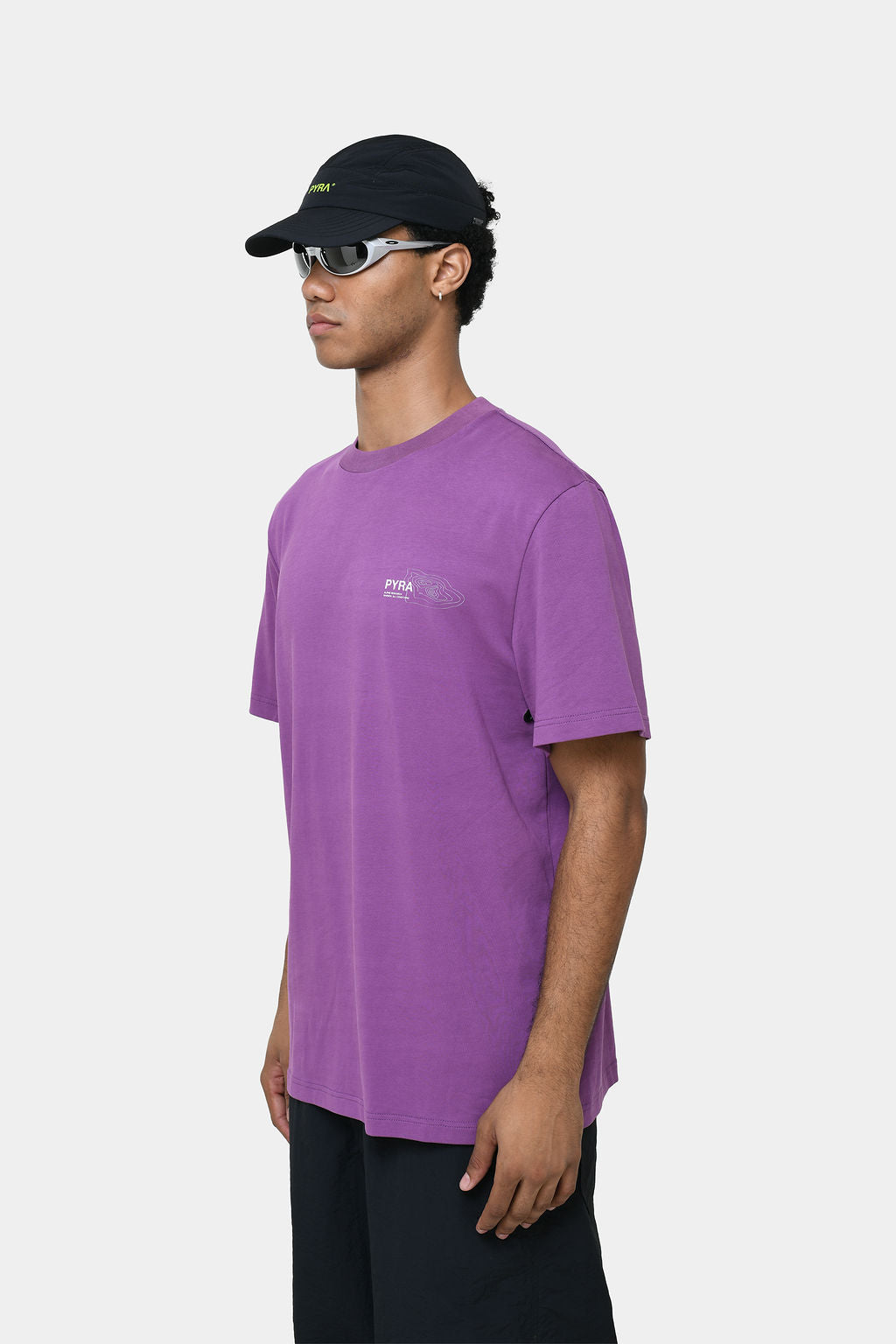 TOPOGRAPHIC TEE- PURPLE