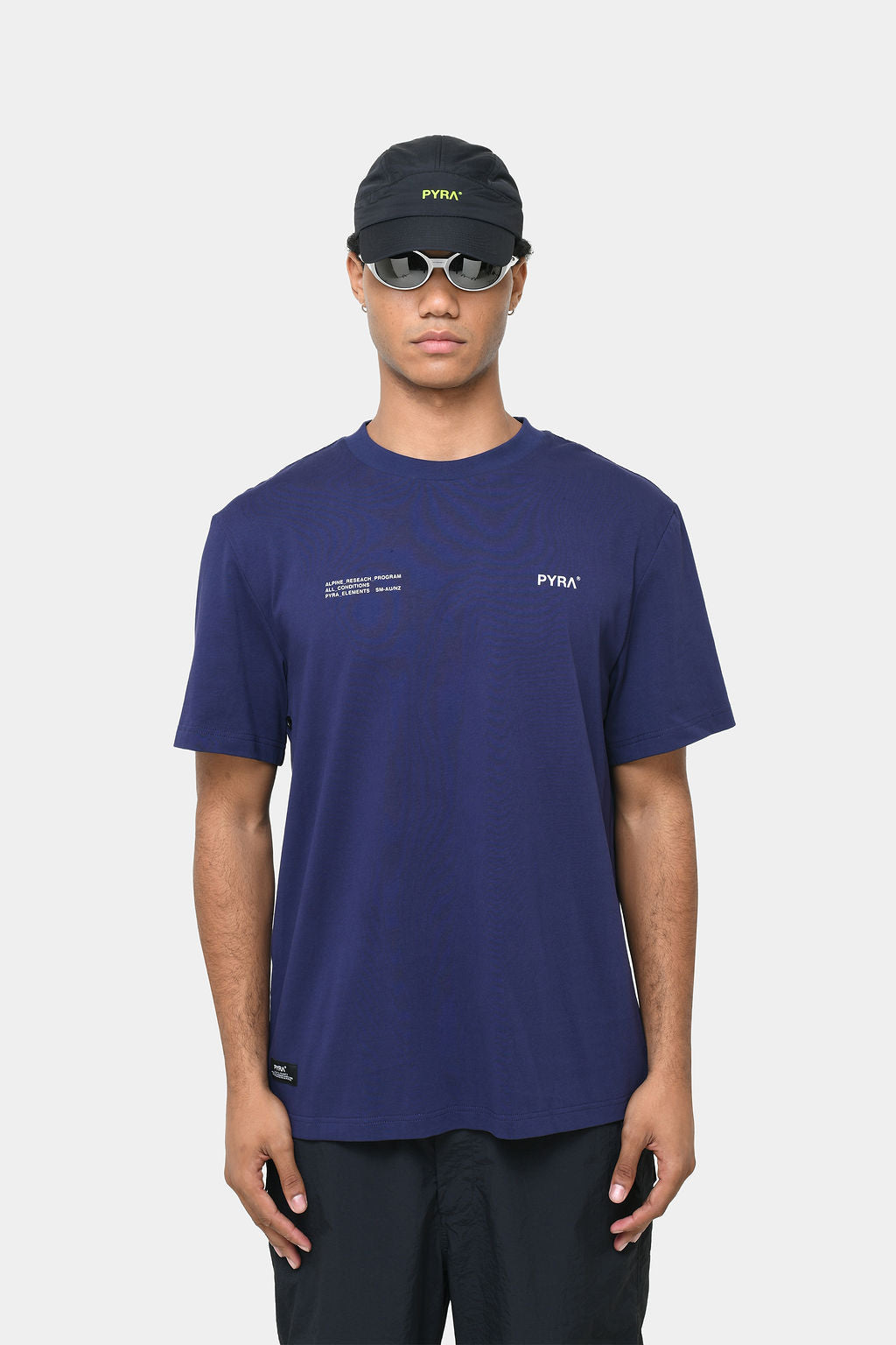 RESEARCH LOGO TEE - NAVY