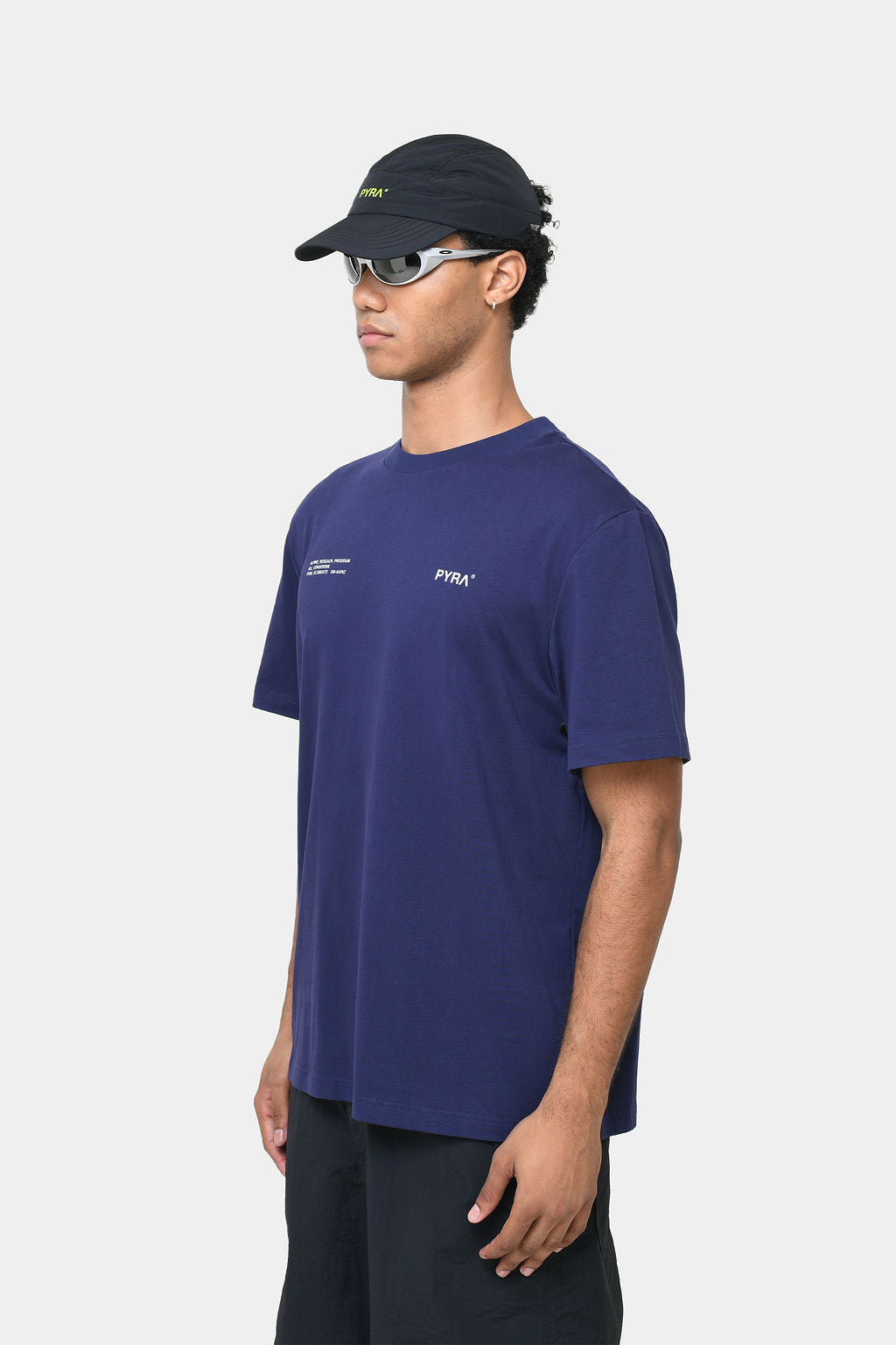 RESEARCH LOGO TEE - NAVY