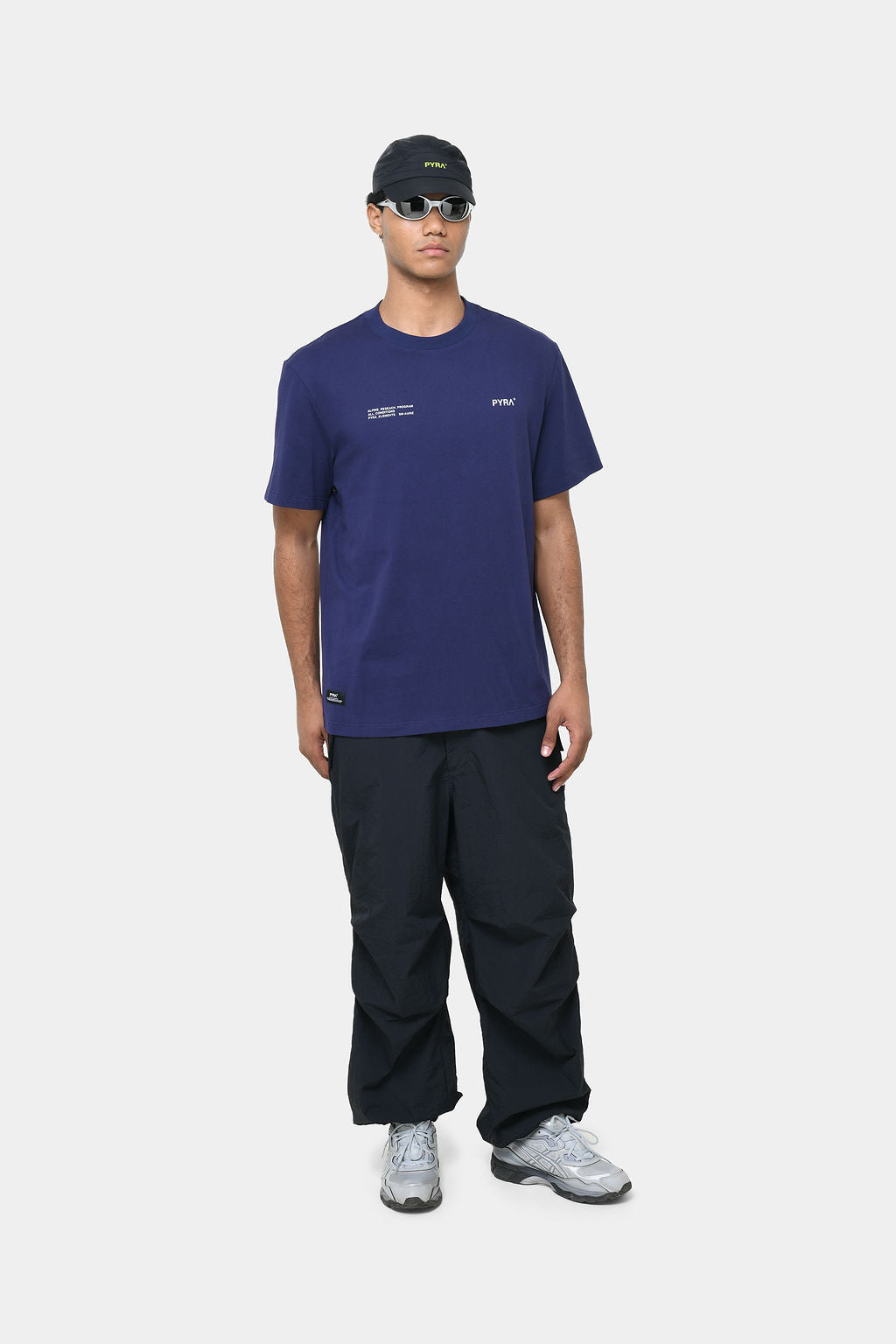 RESEARCH LOGO TEE - NAVY