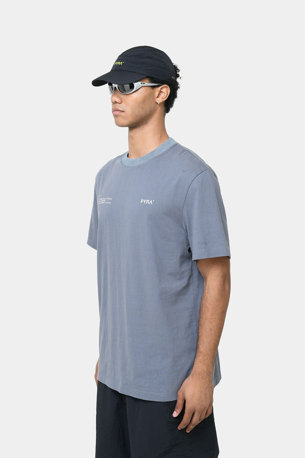 RESEARCH LOGO TEE - STEEL