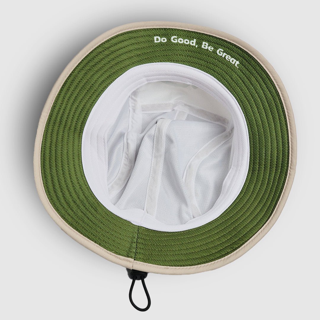 Tarkine Green Day Trekker Bucket Cap (unisex) - Premium caps from TARKINE SPORT - Just $70! Shop now at TARKINE ATHLETICS