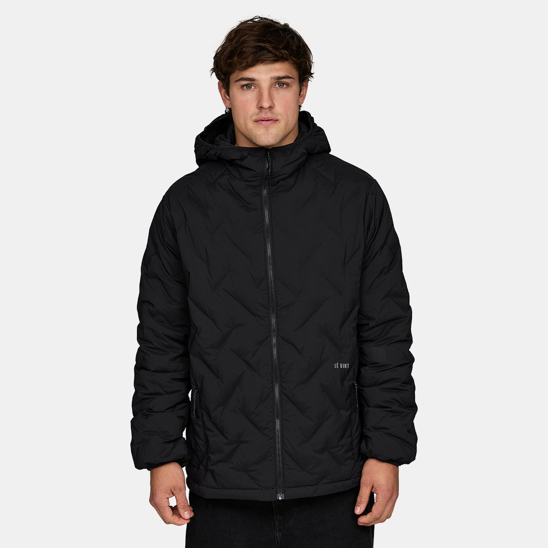 Mens Down Hooded Jacket