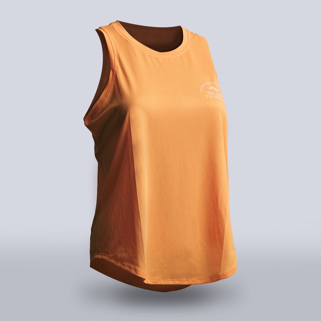 Women's Peach Eco-Light Running Singlet - Premium from TARKINE RUNNING - Just $60! Shop now at TARKINE RUNNING