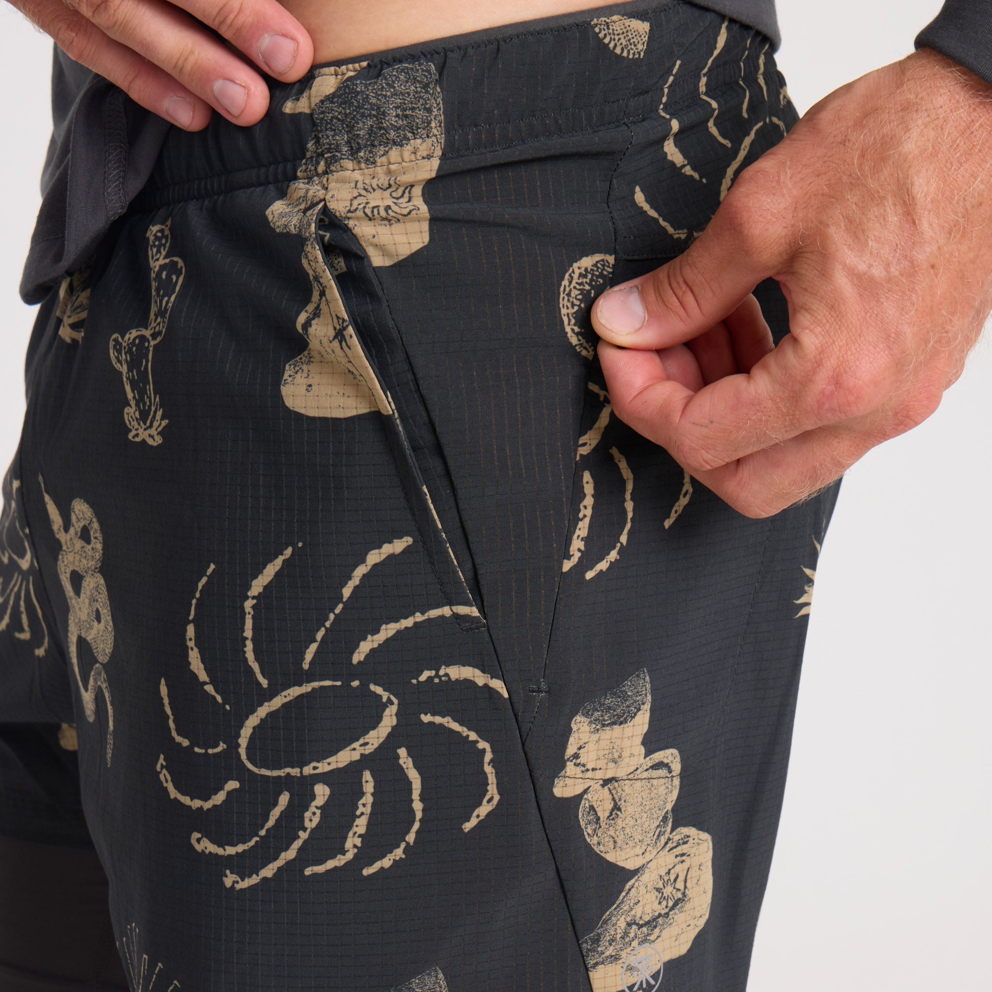 Abstract camouflage pattern, potentially for adventure and travel gear by Roark