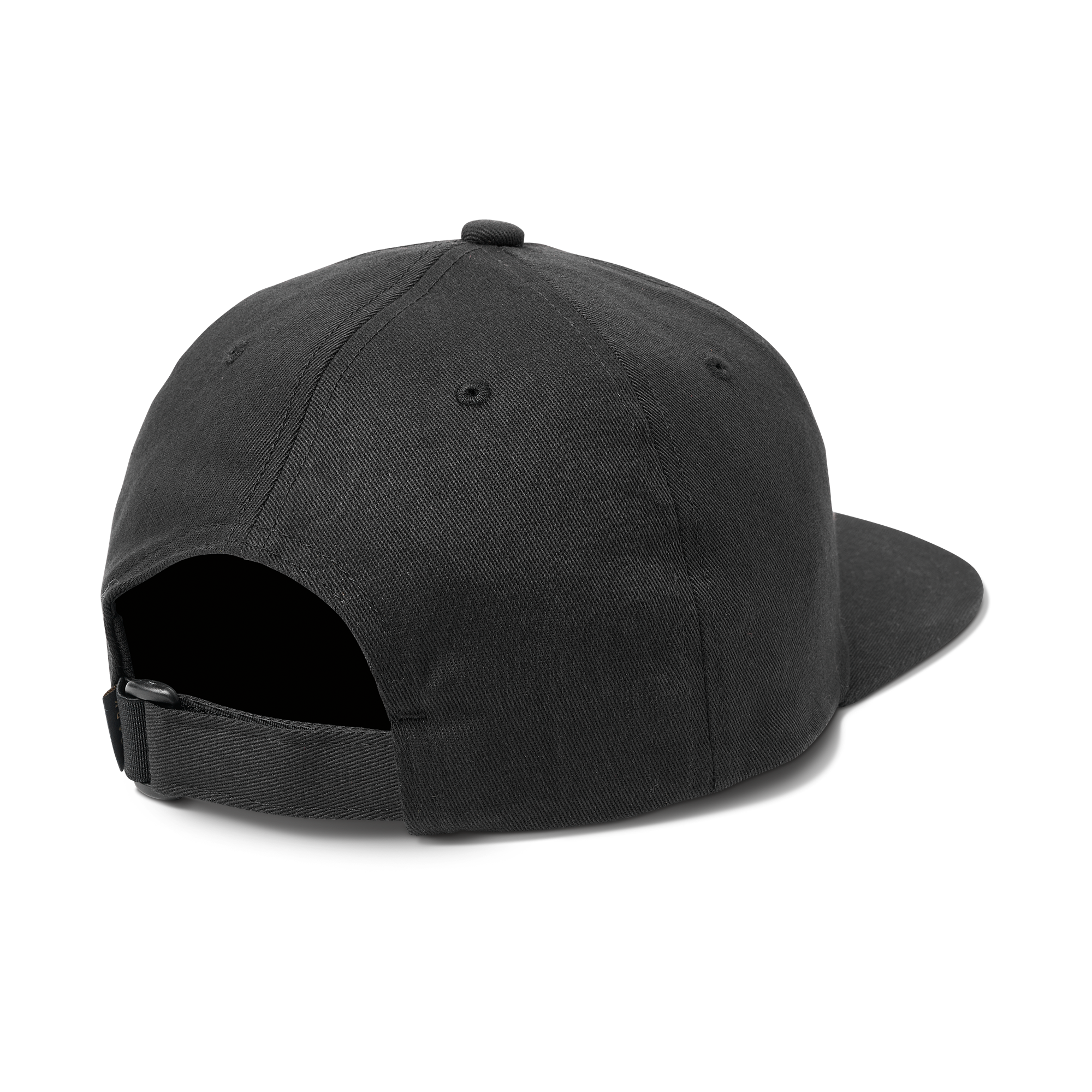 Roark men's Layover Strapback Hat - Black / Grey
