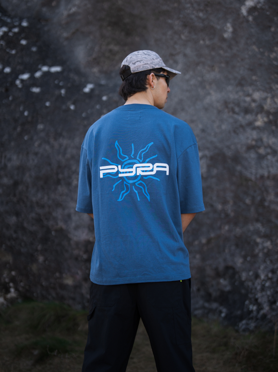 LUNA BOX TEE- DEEP TEAL