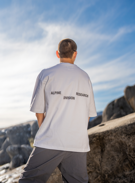 DIVISION BOX TEE - WHITE