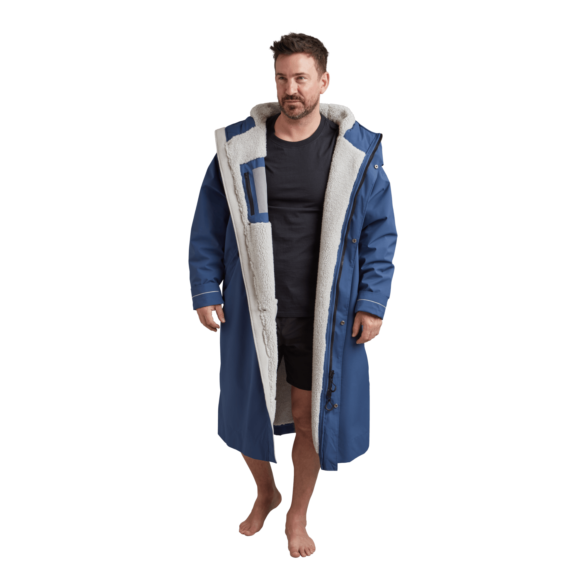 Men's Long Sleeve Dry Waterproof Changing Robe Alter EVO - Admiral Blue