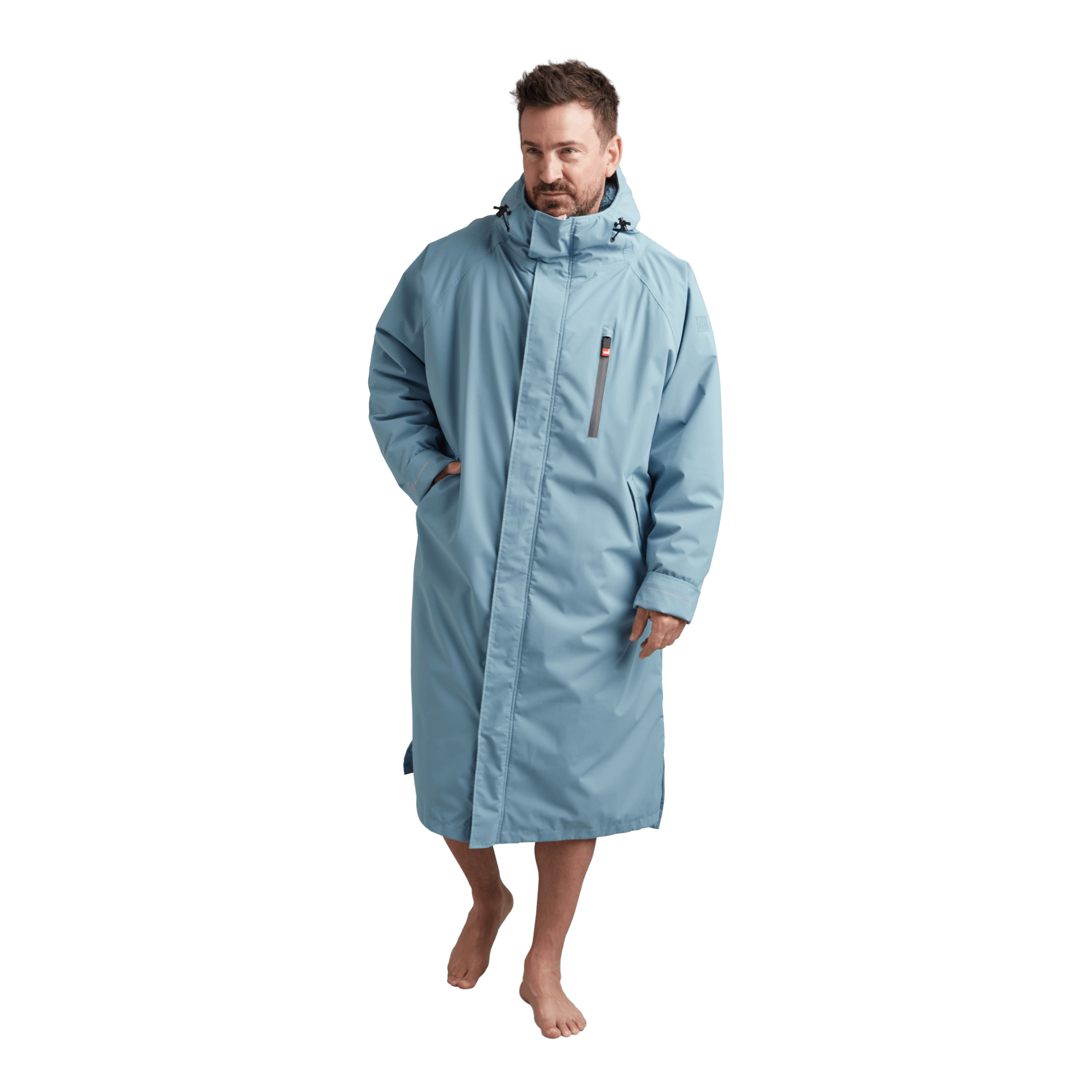 Men's Long Sleeve Dry Waterproof Changing Robe Alter EVO - Alpine Blue