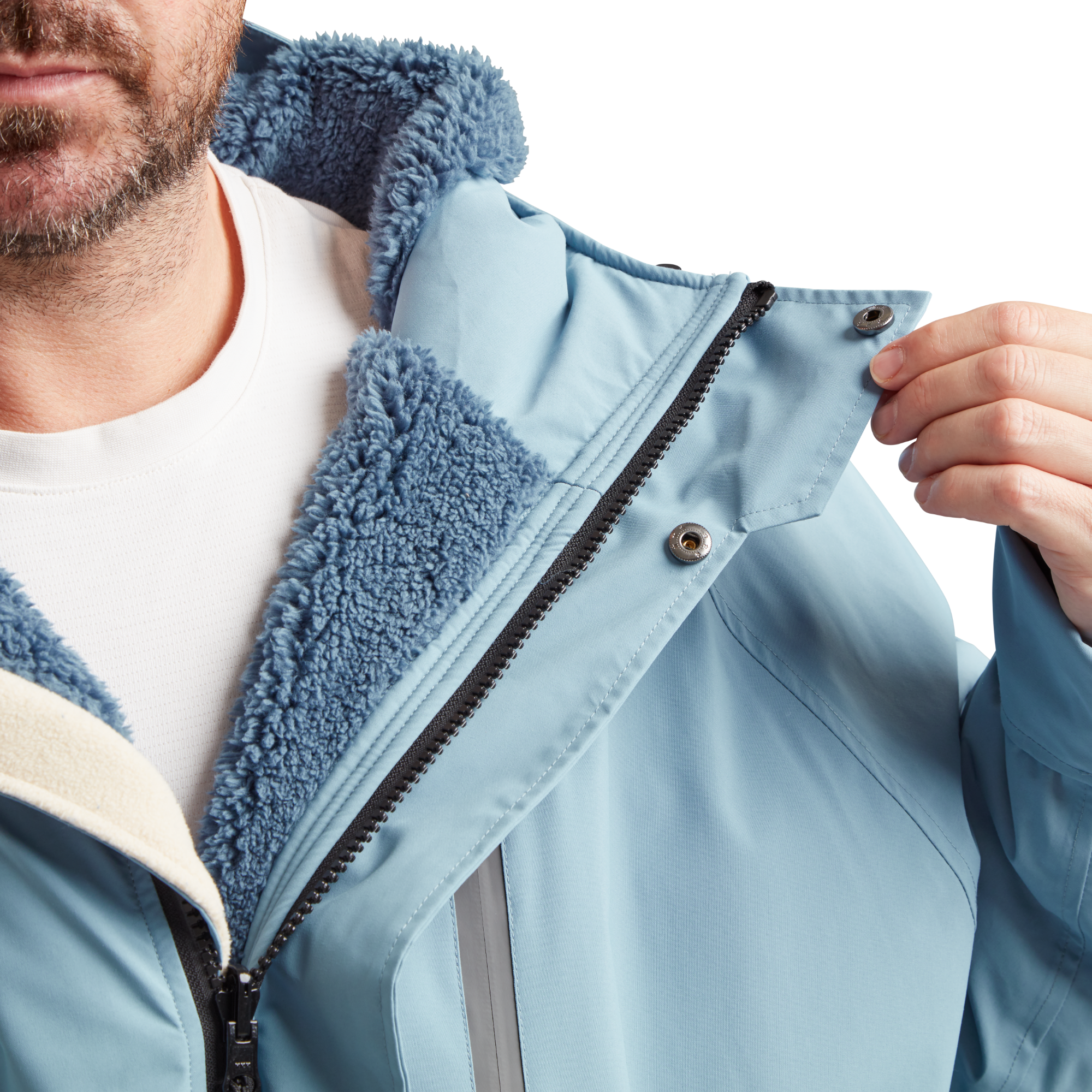 Men's Long Sleeve Dry Waterproof Changing Robe Alter EVO - Alpine Blue