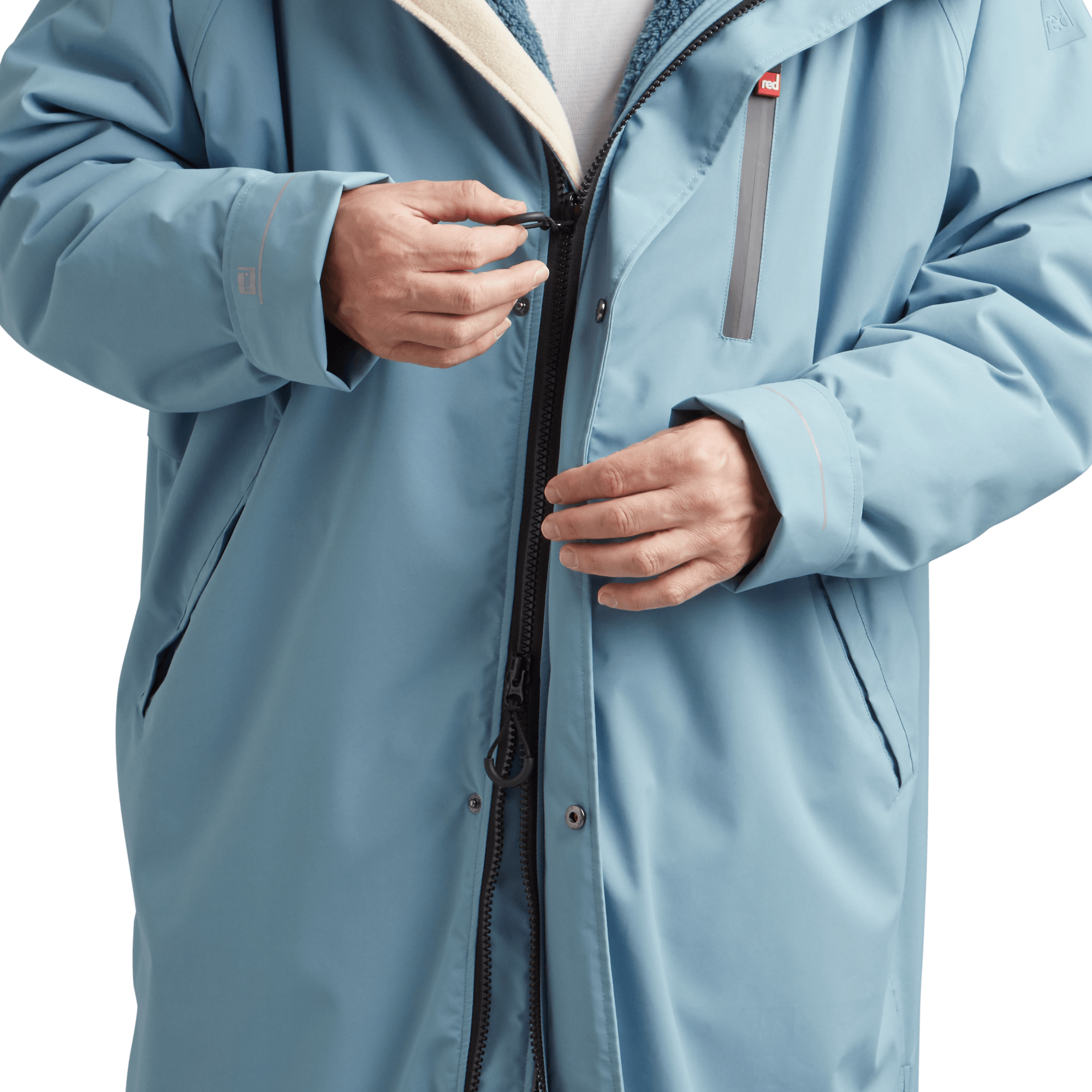Men's Long Sleeve Dry Waterproof Changing Robe Alter EVO - Alpine Blue