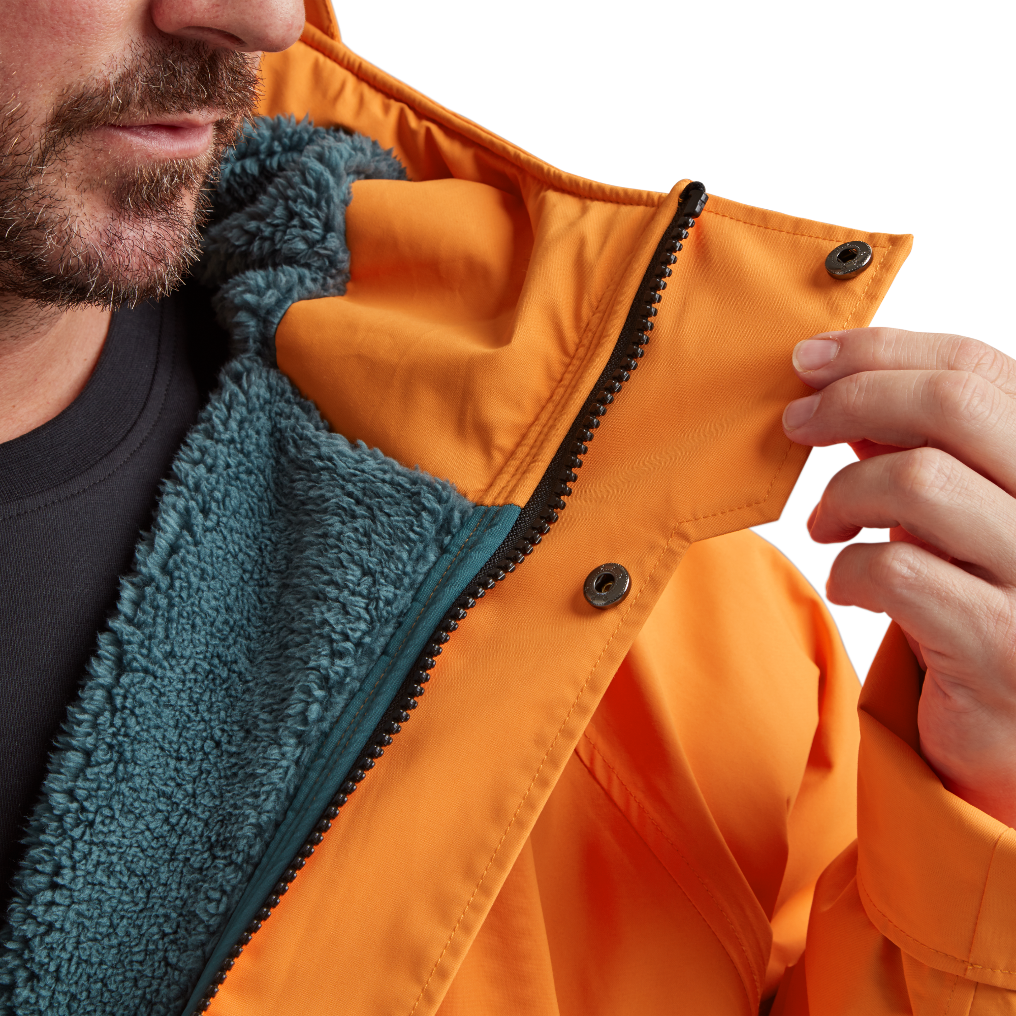 Men's Long Sleeve Dry Waterproof Changing Robe Alter EVO - Bitter Orange
