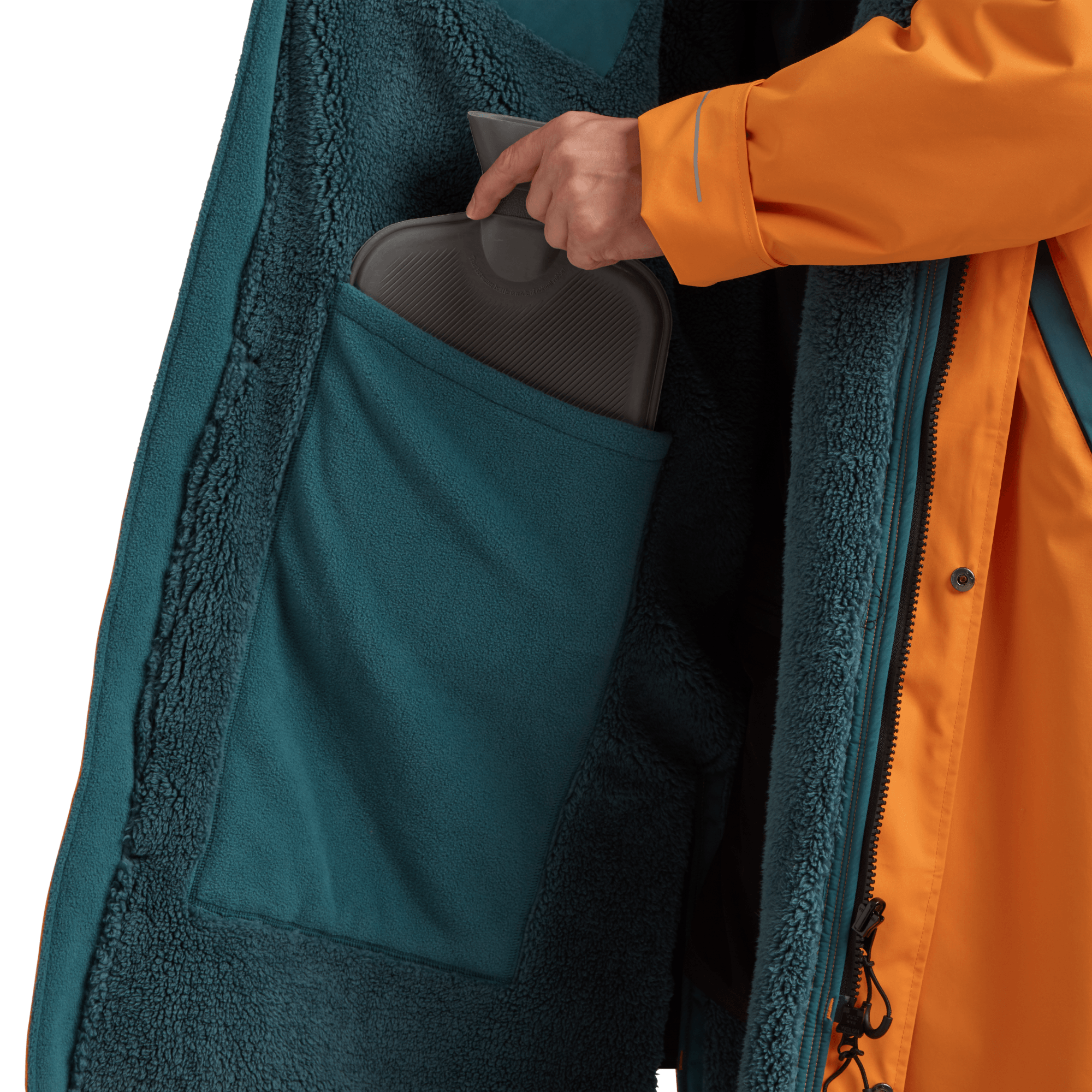 Men's Long Sleeve Dry Waterproof Changing Robe Alter EVO - Bitter Orange