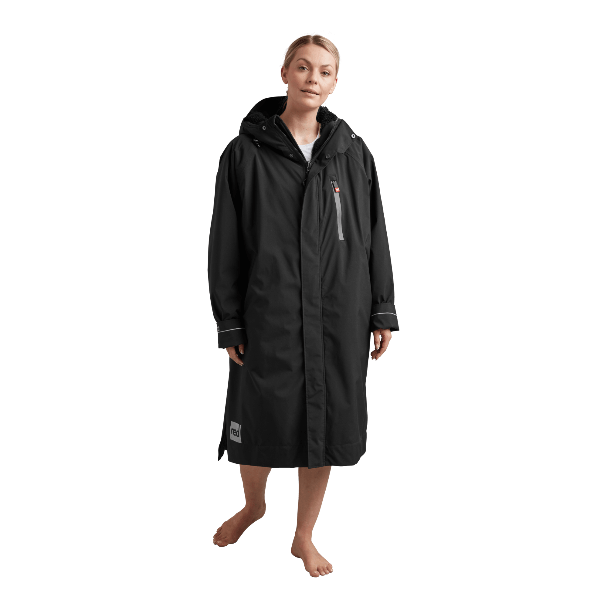 Women's Long Sleeve Dry Waterproof Changing Robe Alter EVO - Stealth Black