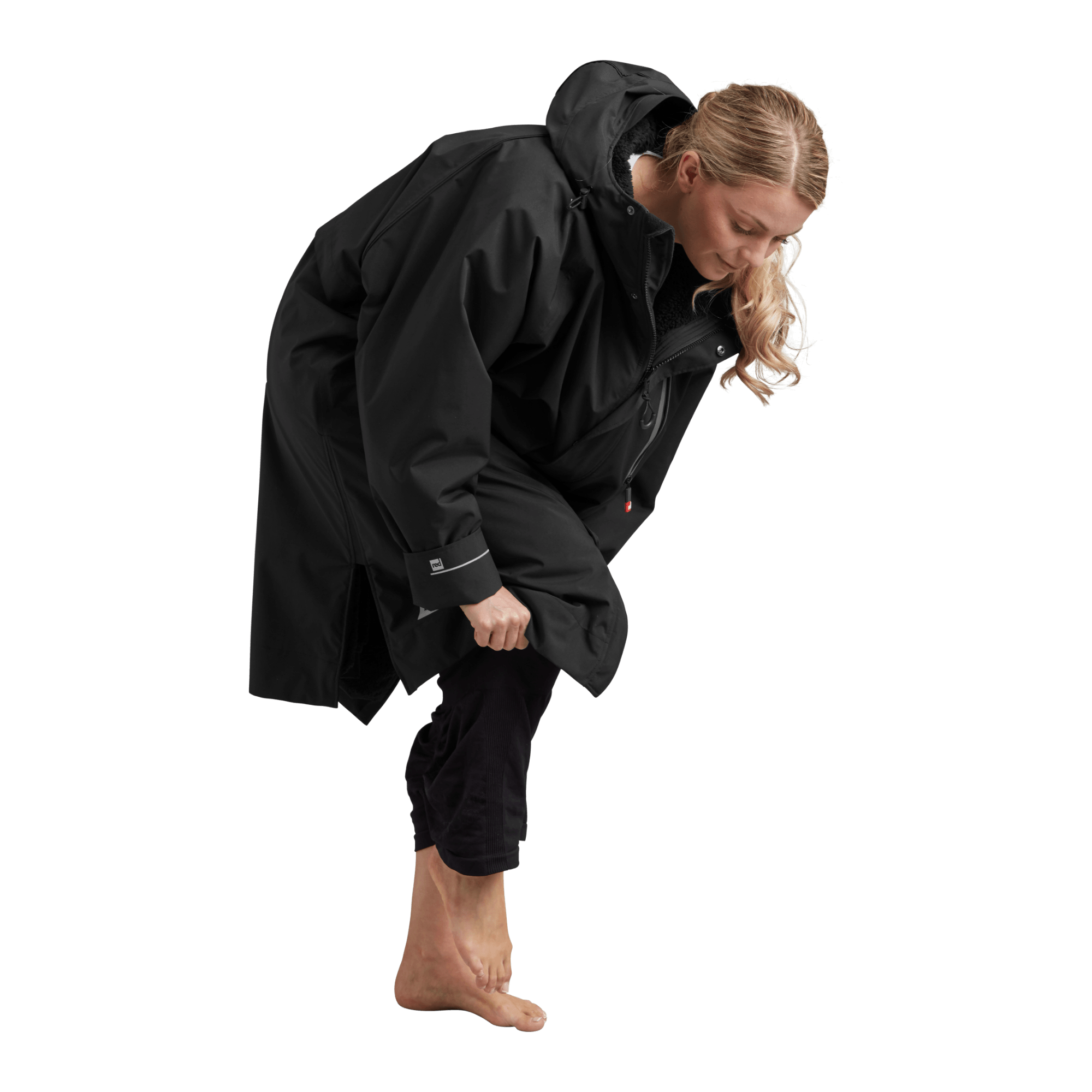 Women's Long Sleeve Dry Waterproof Changing Robe Alter EVO - Stealth Black