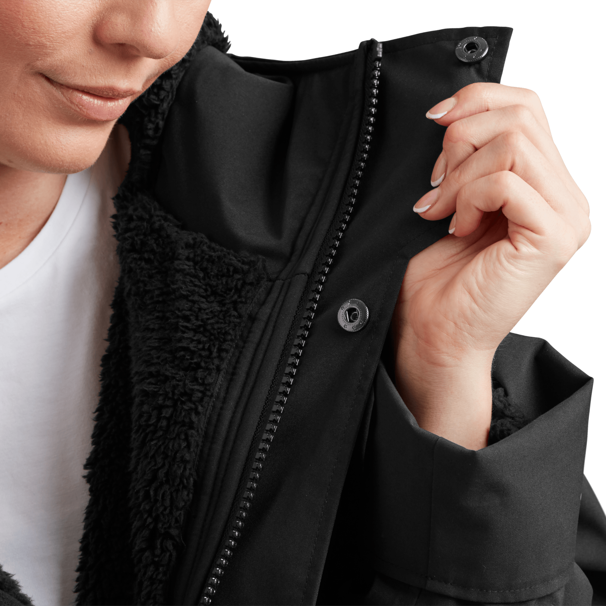 Women's Long Sleeve Dry Waterproof Changing Robe Alter EVO - Stealth Black