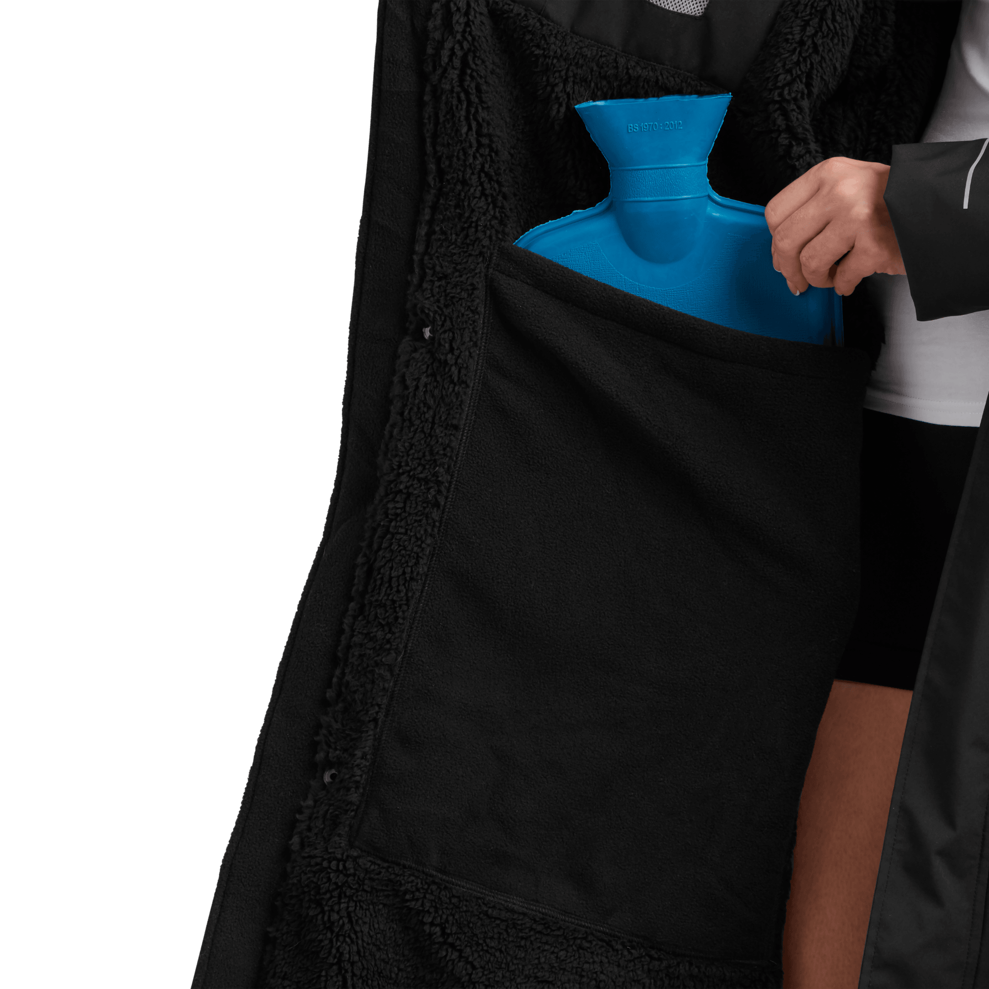 Women's Long Sleeve Dry Waterproof Changing Robe Alter EVO - Stealth Black