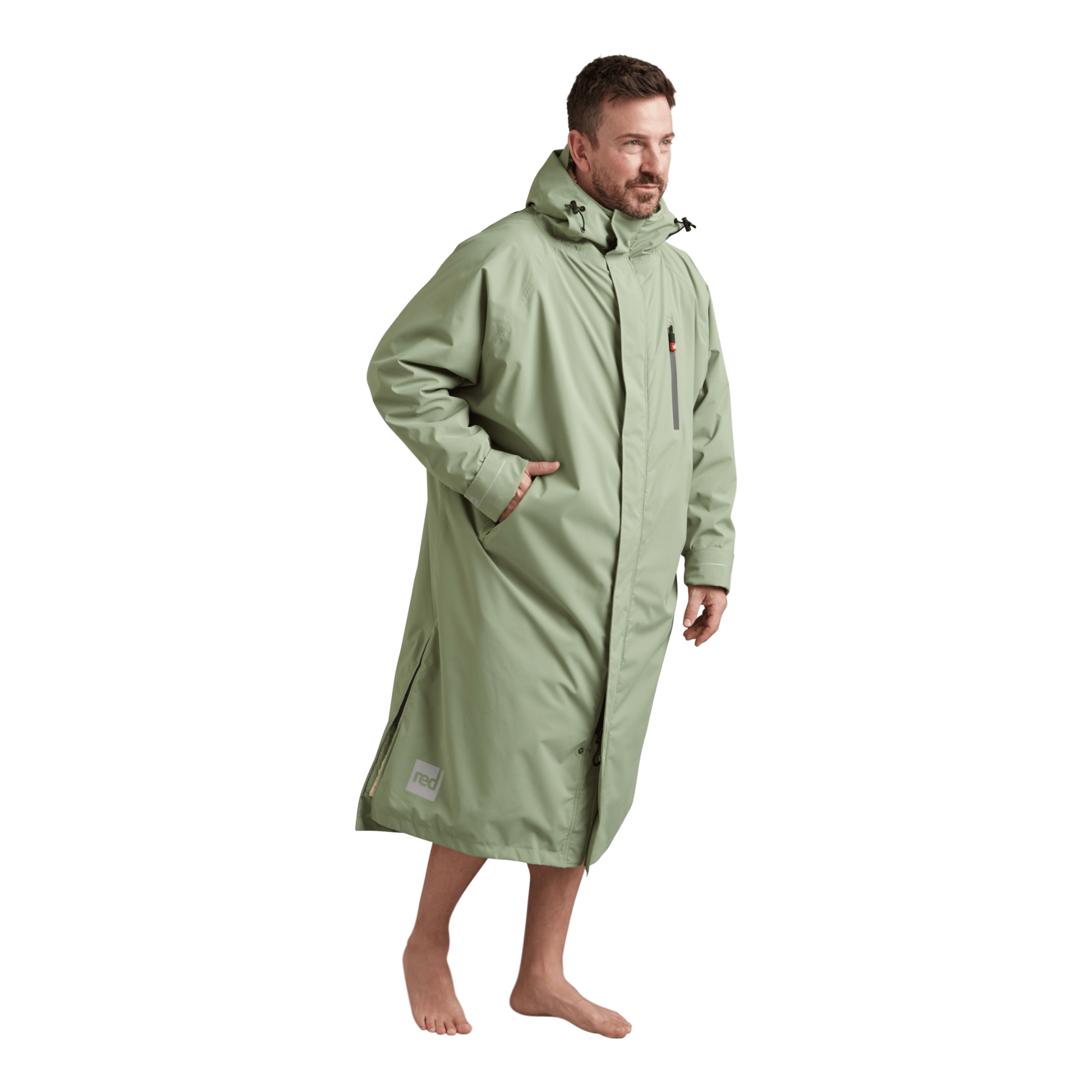 Men's Long Sleeve Dry Waterproof Changing Robe Alter EVO - Sage Green